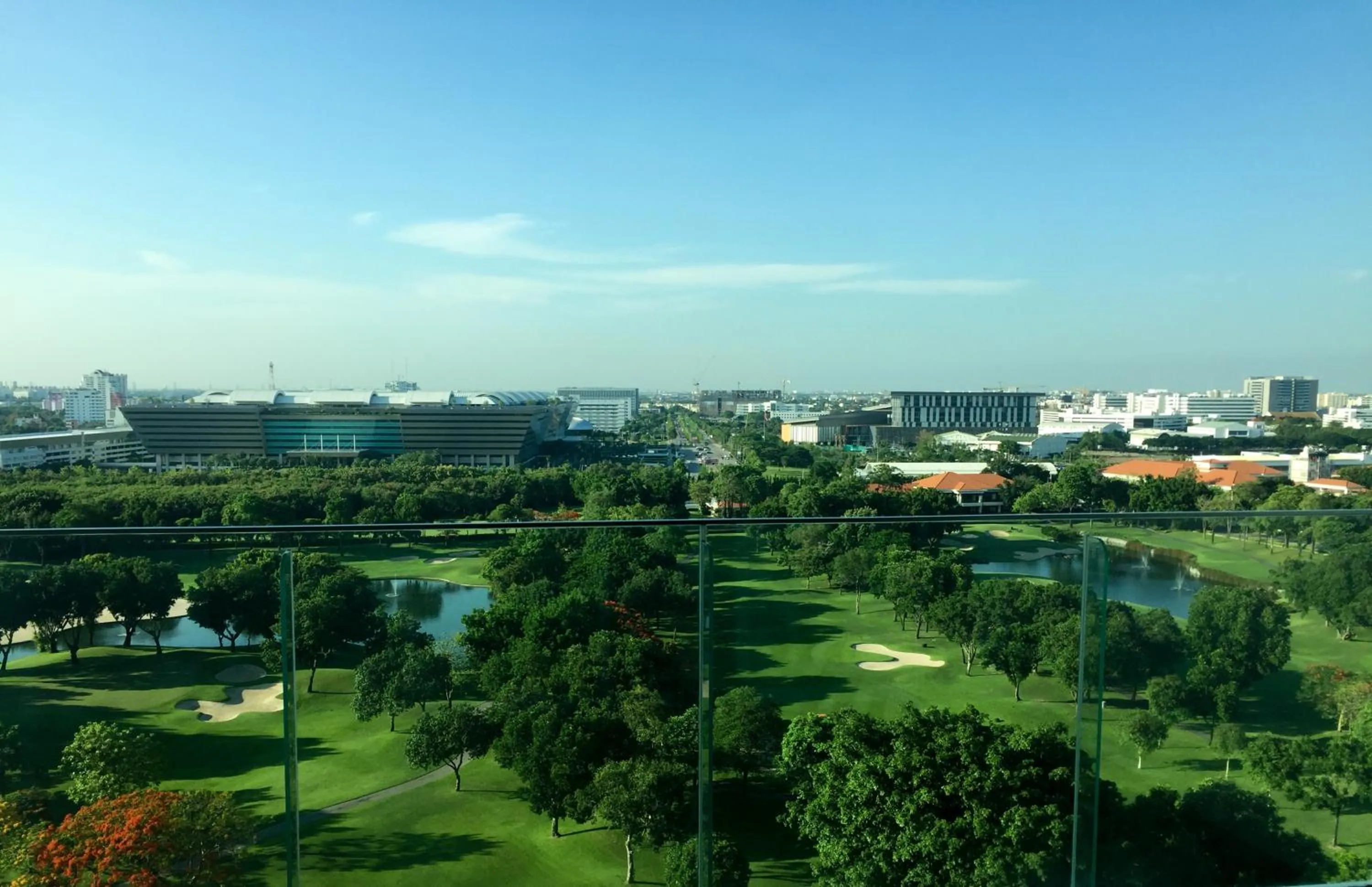 Golfcourse in North Park Serviced Apartment Bangkok