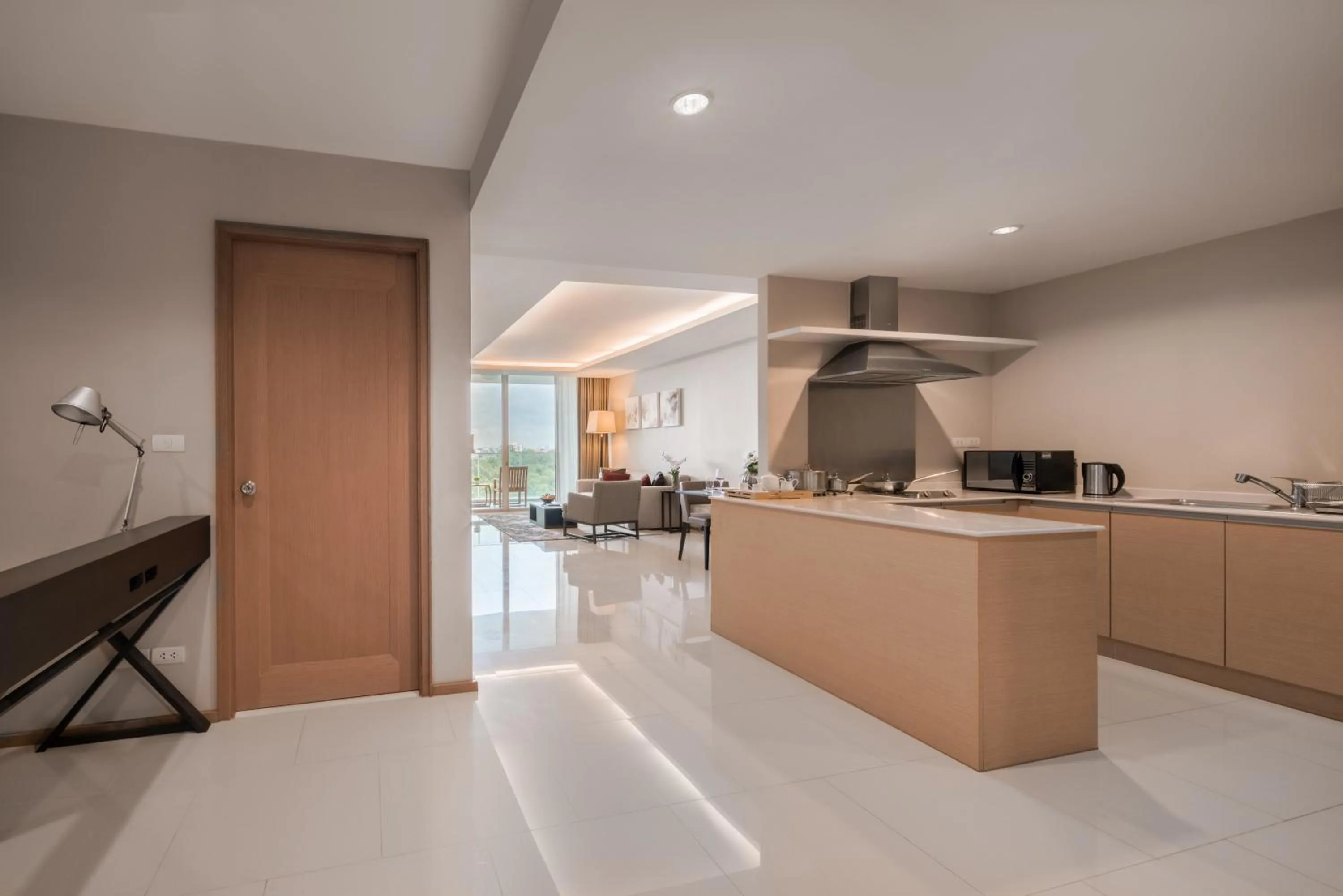 kitchen in North Park Serviced Apartment Bangkok