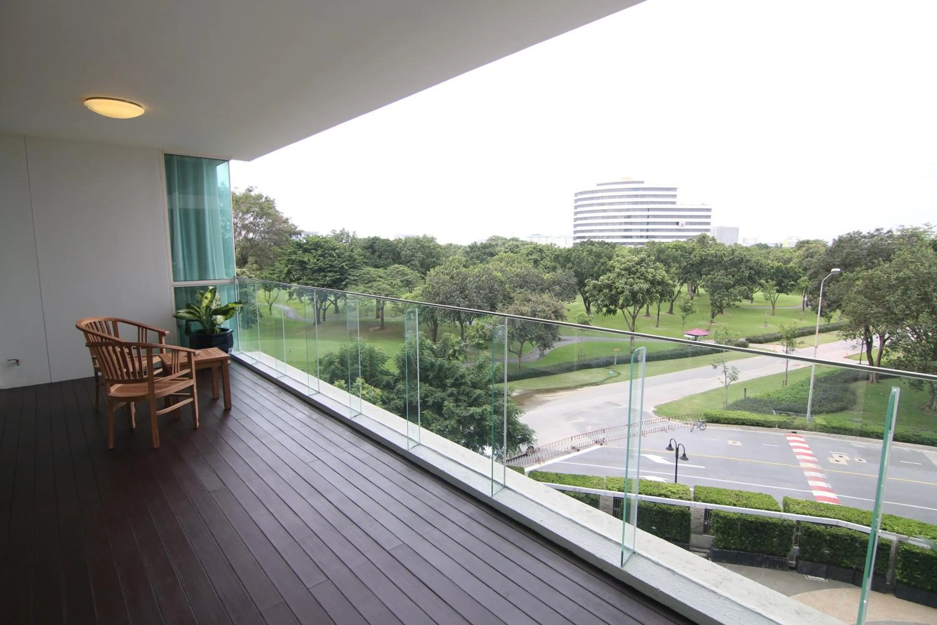 Balcony/Terrace in North Park Serviced Apartment Bangkok