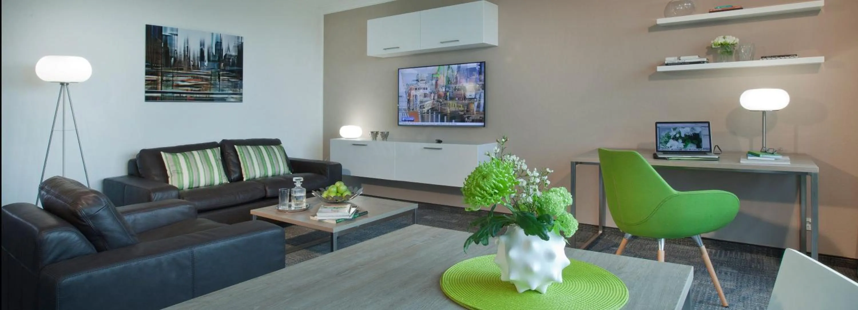 Living room in Messe Residence by Gerda Good Living - Digital Access