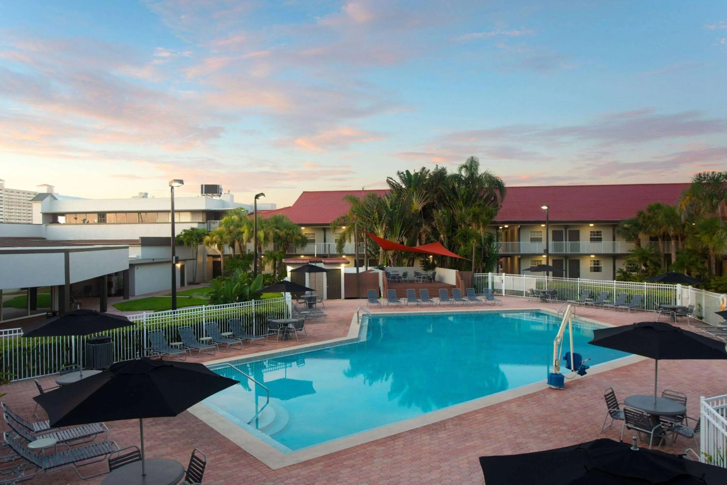 Swimming pool in La Quinta Inn by Wyndham Cocoa Beach-Port Canaveral