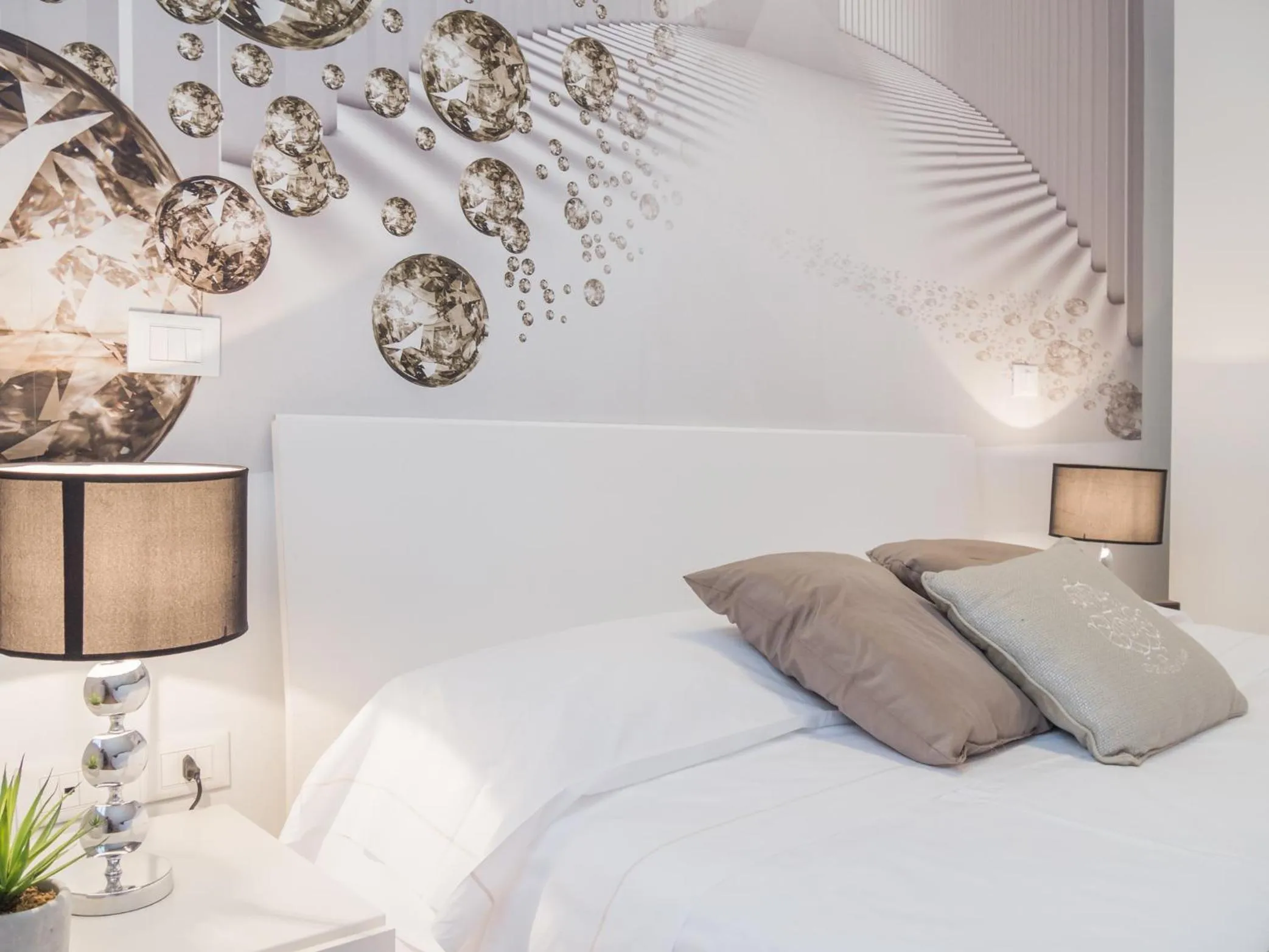 Bedroom, Bed in San Polo Design Apartments by Wonderful Italy