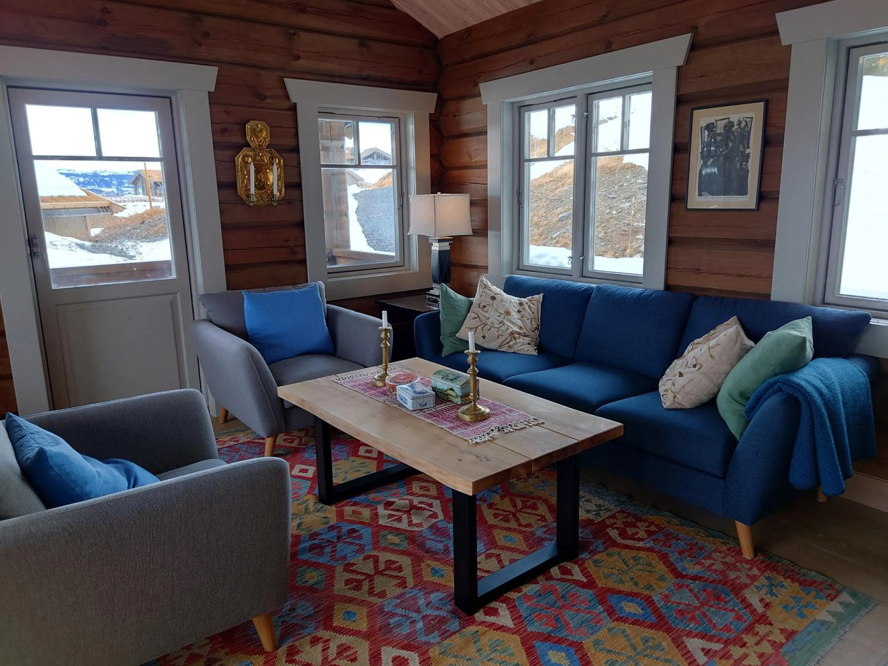 Living room in Skeikampen Booking