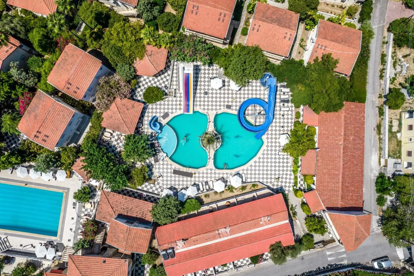 Bird's eye view in Riverside Garden Resort