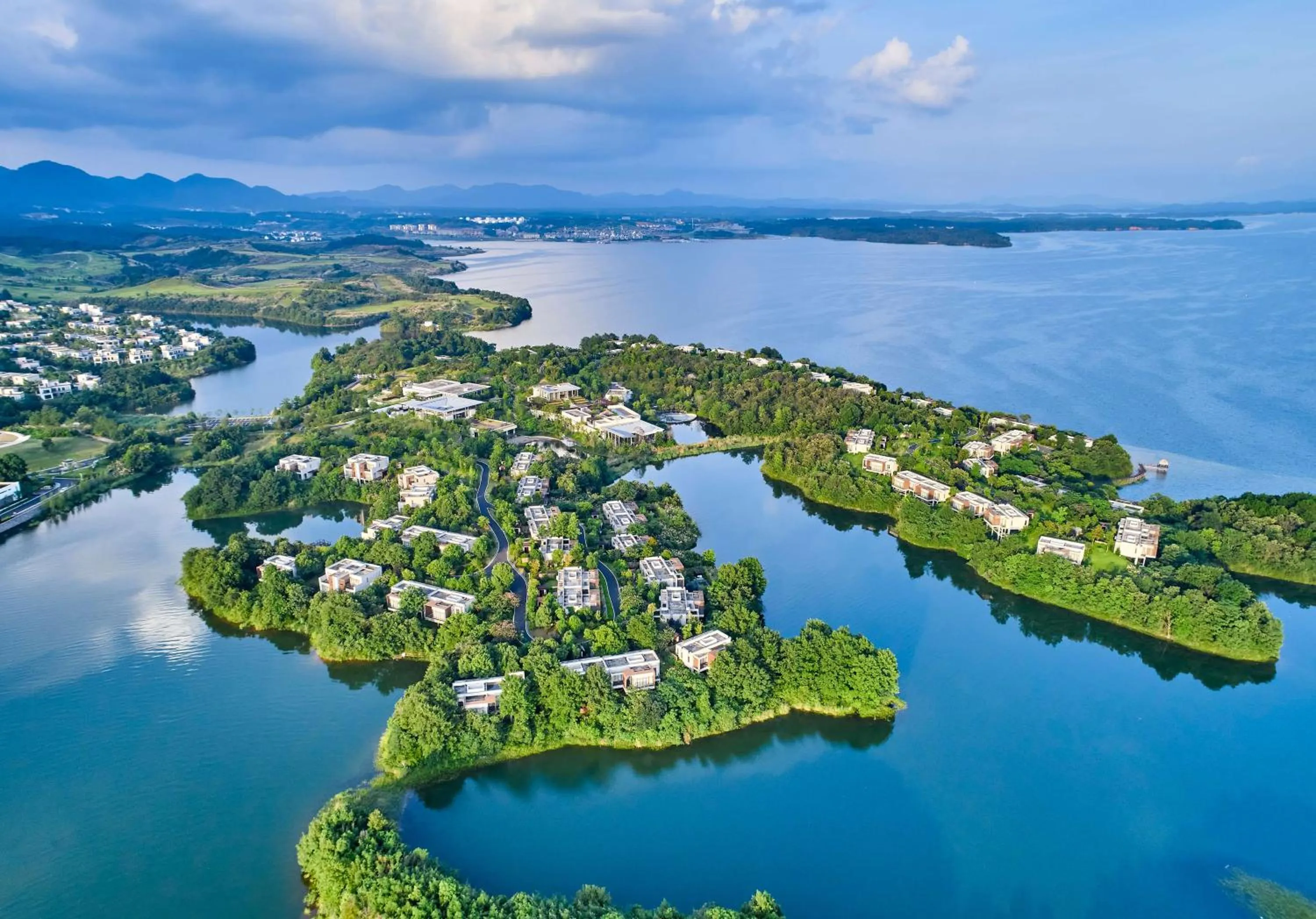 Bird's eye view in Lushan West Sea Resort, Curio Collection by Hilton