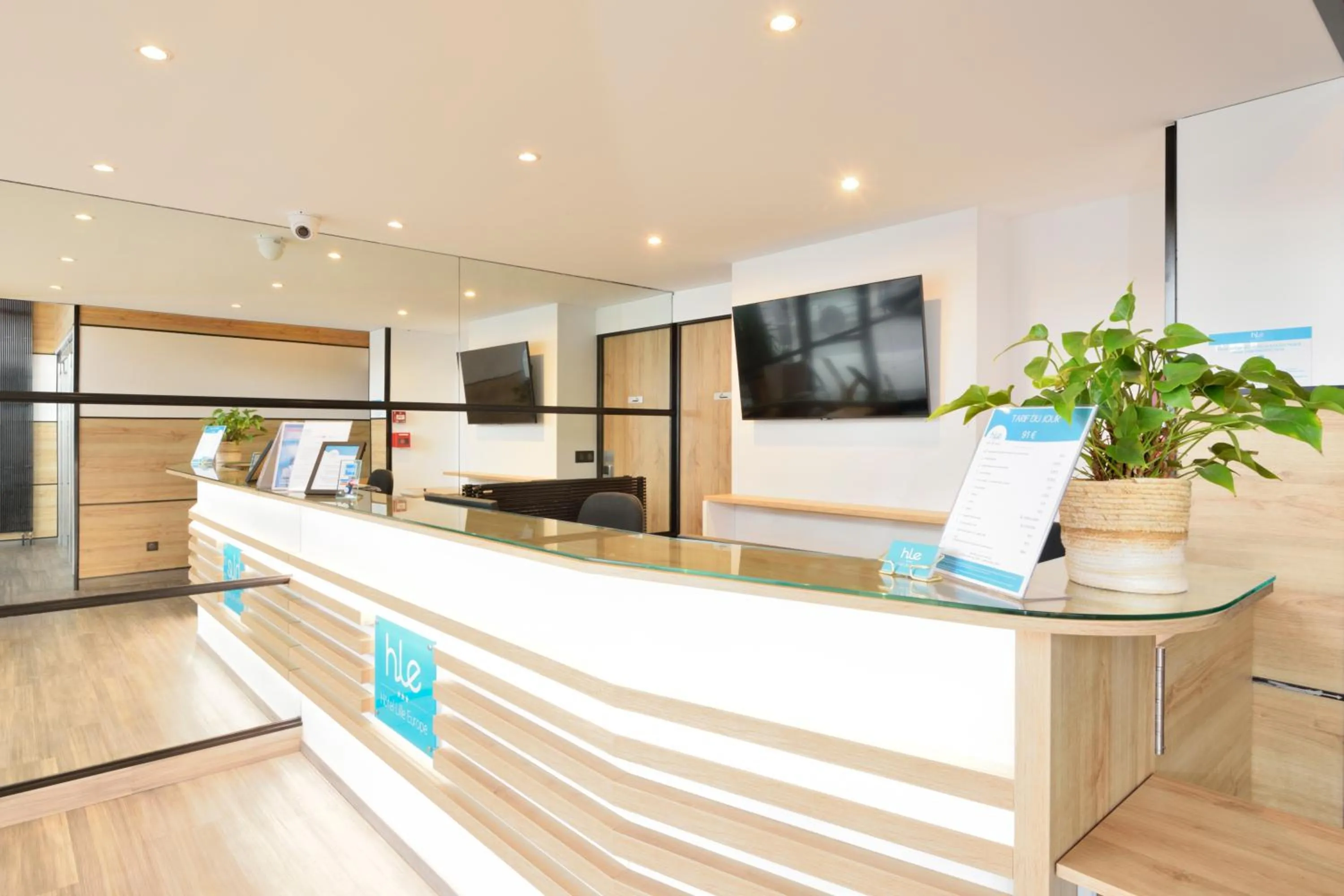 Lobby or reception in Hotel Lille Europe