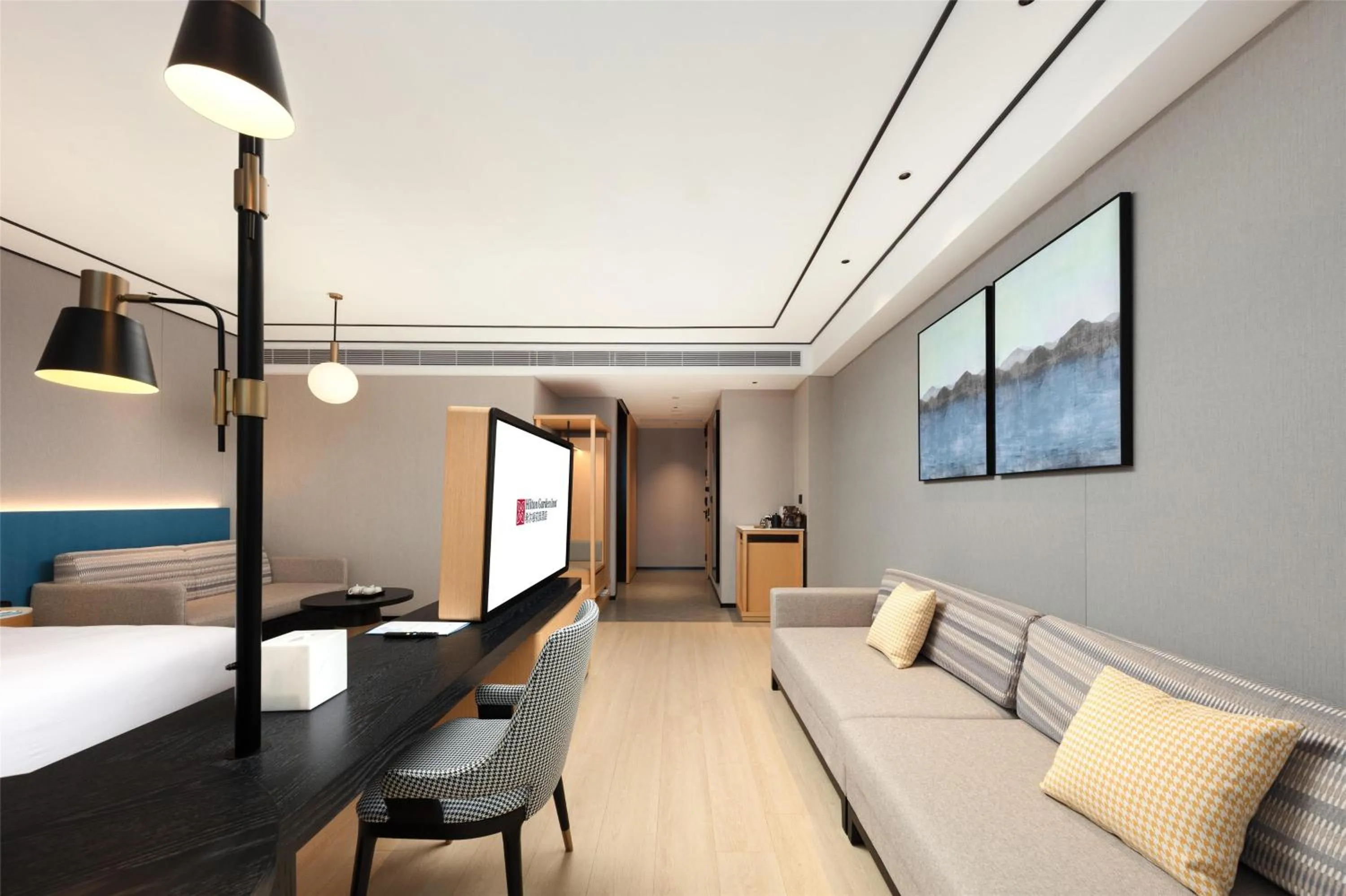 Living room in Hilton Garden Inn Shanghai Jiading