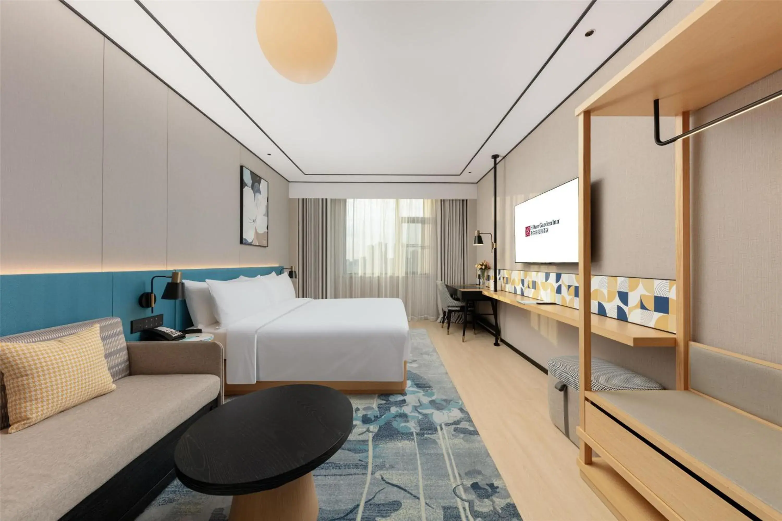 King Room - High Floor in Hilton Garden Inn Shanghai Jiading King Room - High Floor in Hilton Garden Inn Shanghai Jiading