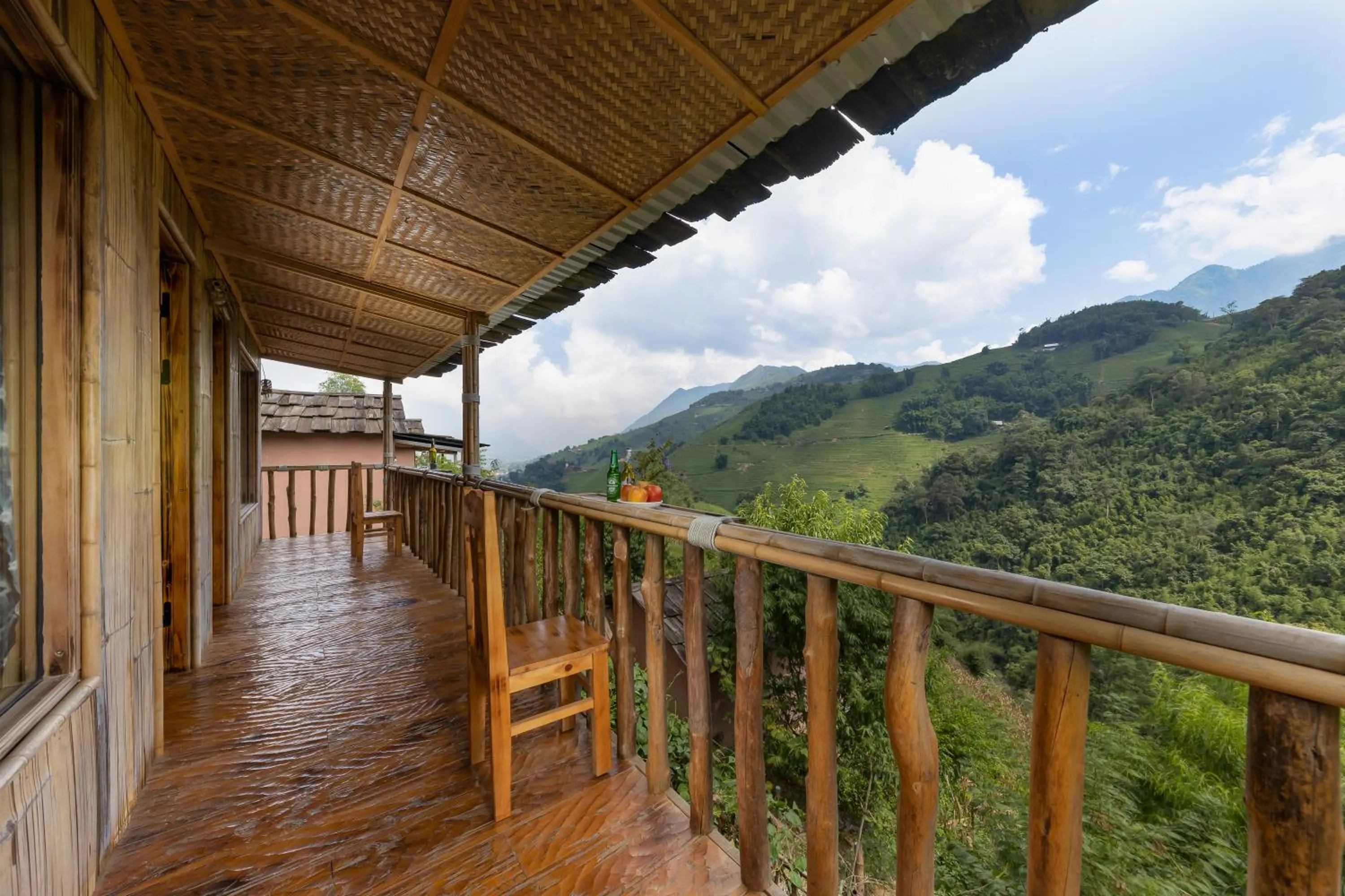 Balcony/Terrace in Chapa Farmstay - Mountain Retreat