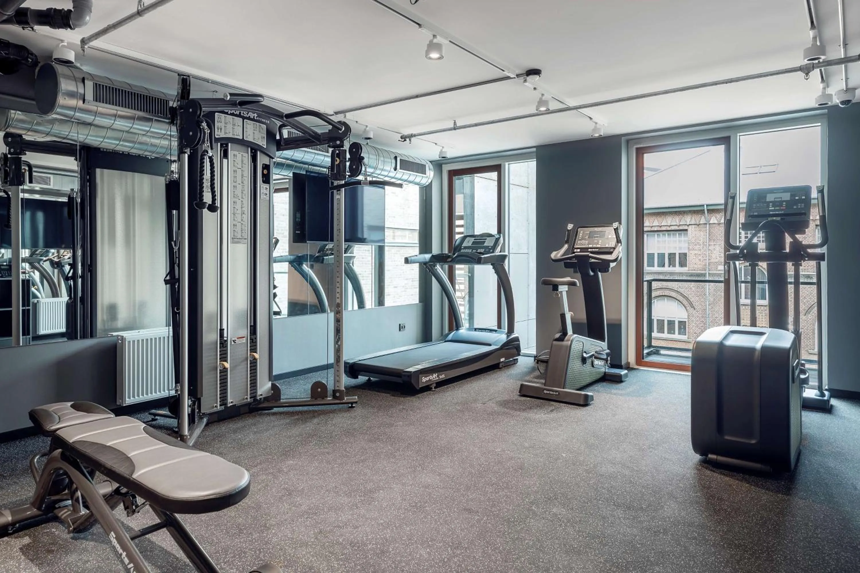Fitness centre/facilities in Radisson RED Aarhus