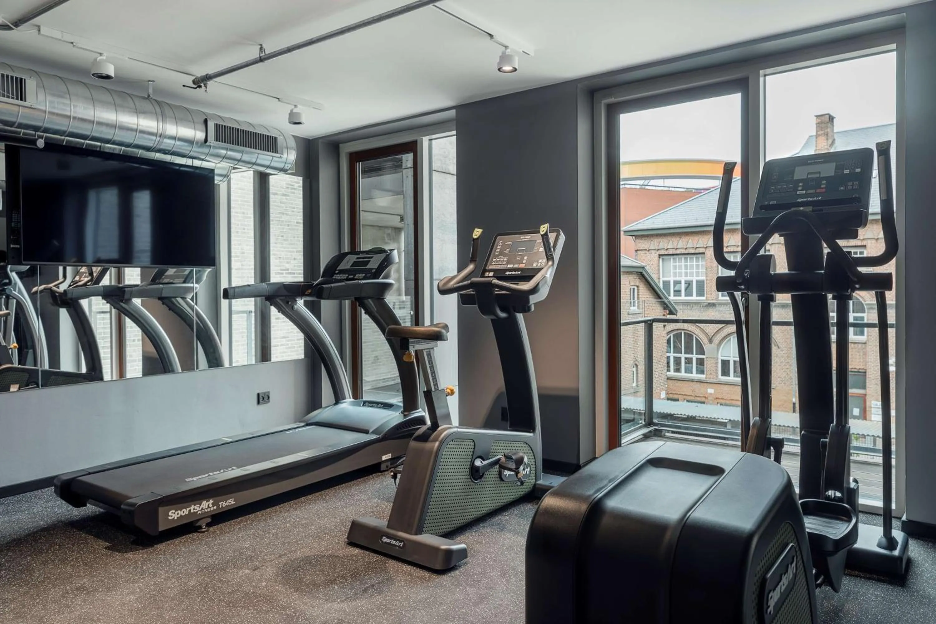 Fitness centre/facilities in Radisson RED Aarhus