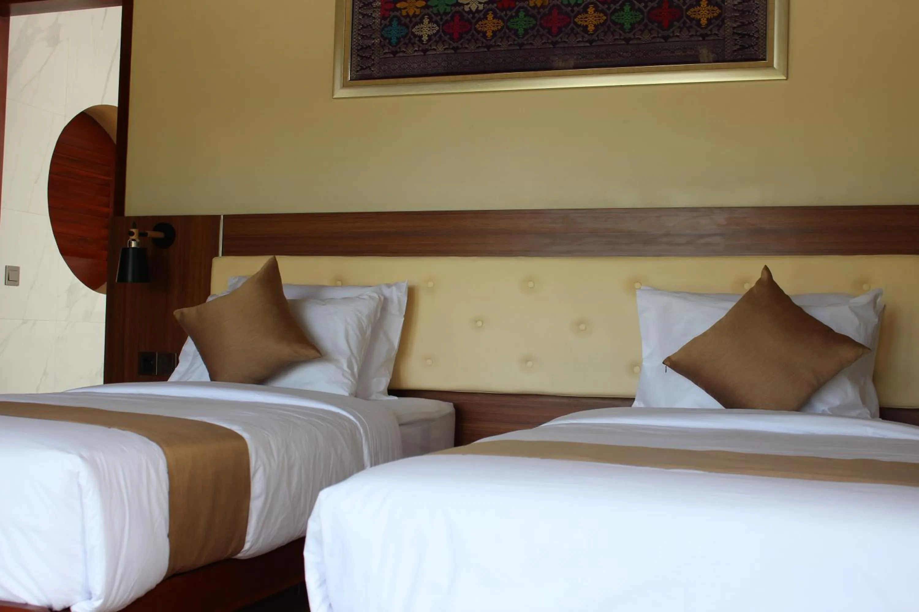 Bed in Villa Umah Didua