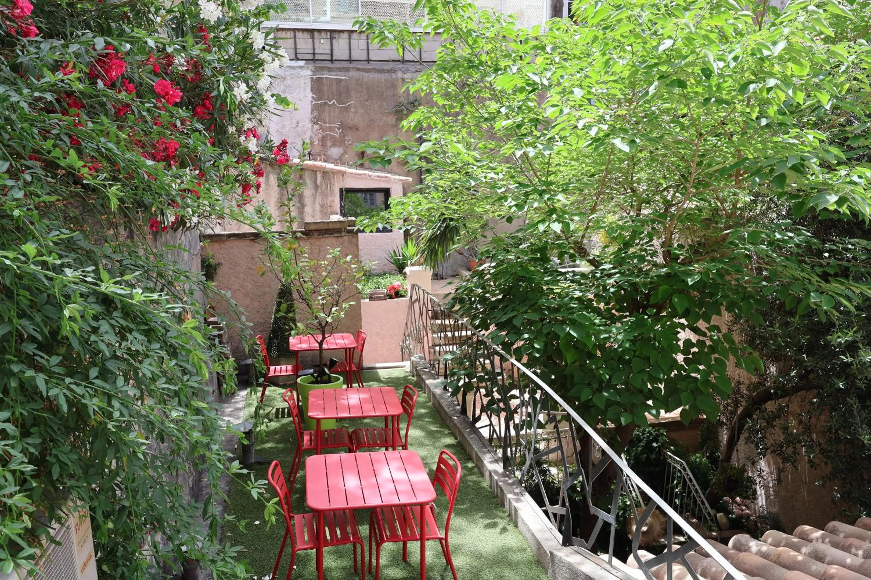 Patio in Boutique Hôtel Azur