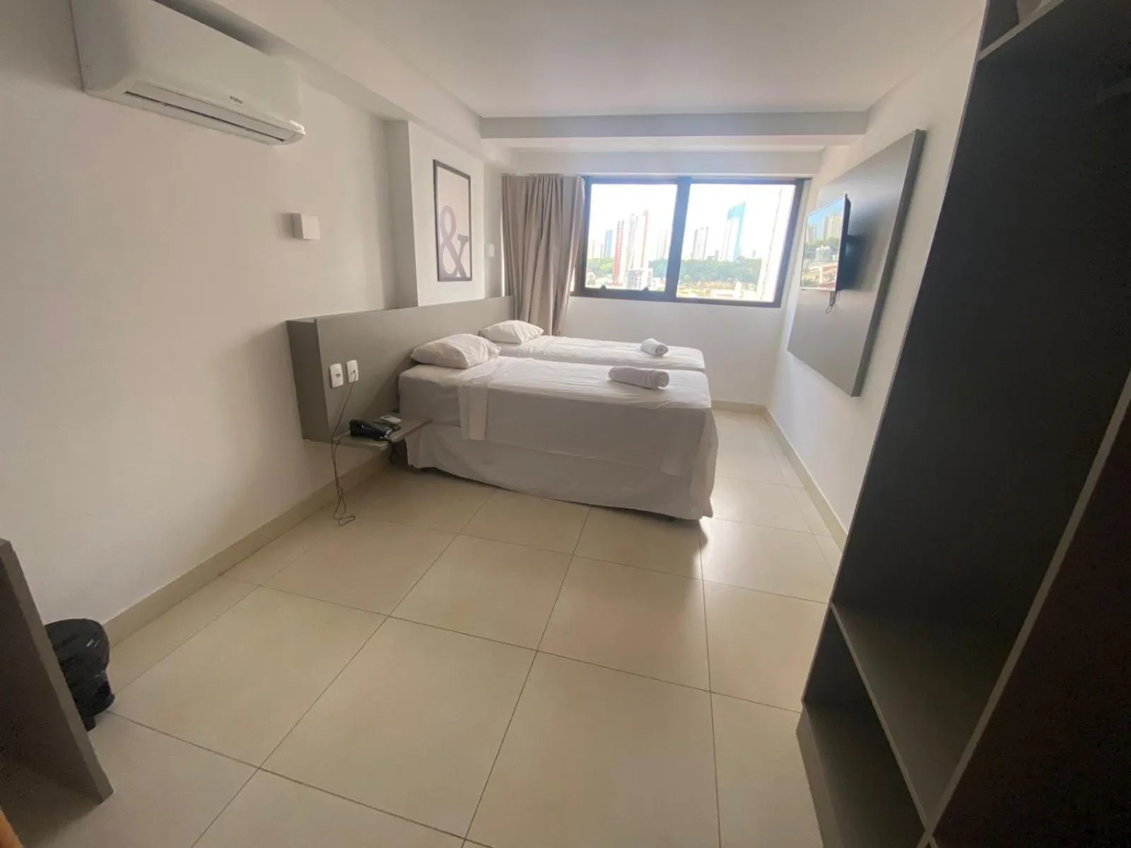 Bed in Guest Manaíra Apart Hotel