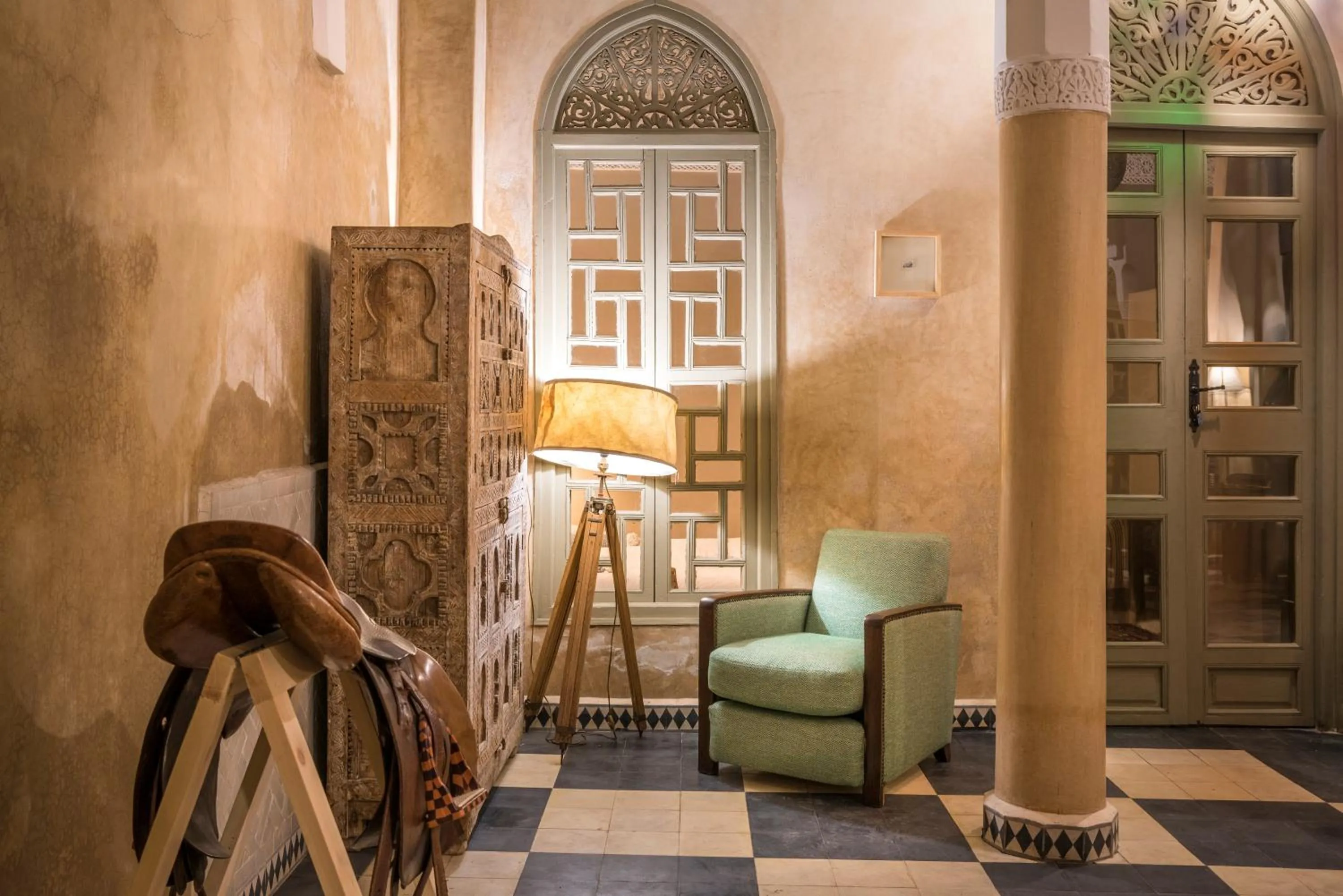 Seating area in Riad Hissan