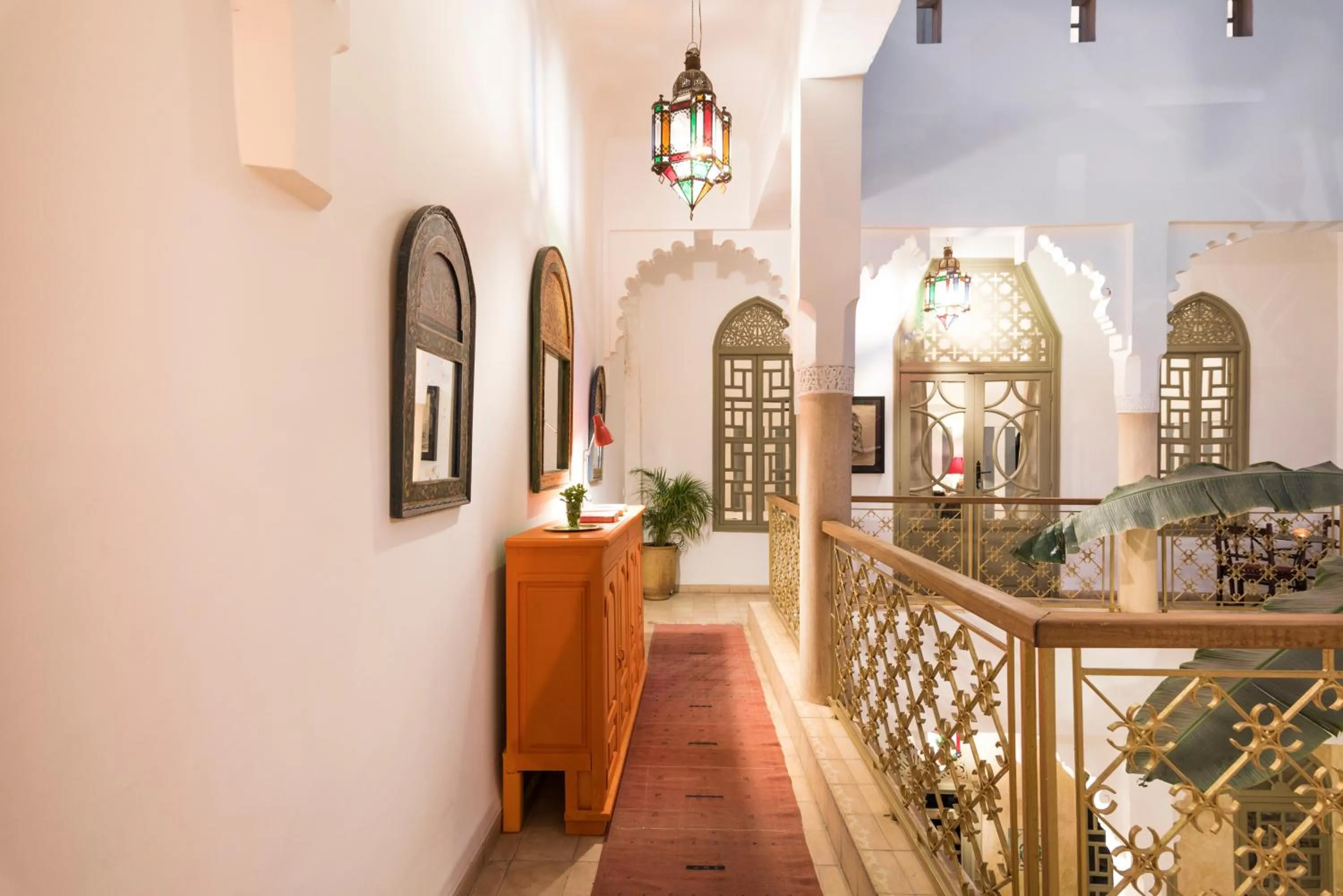 Lobby or reception in Riad Hissan