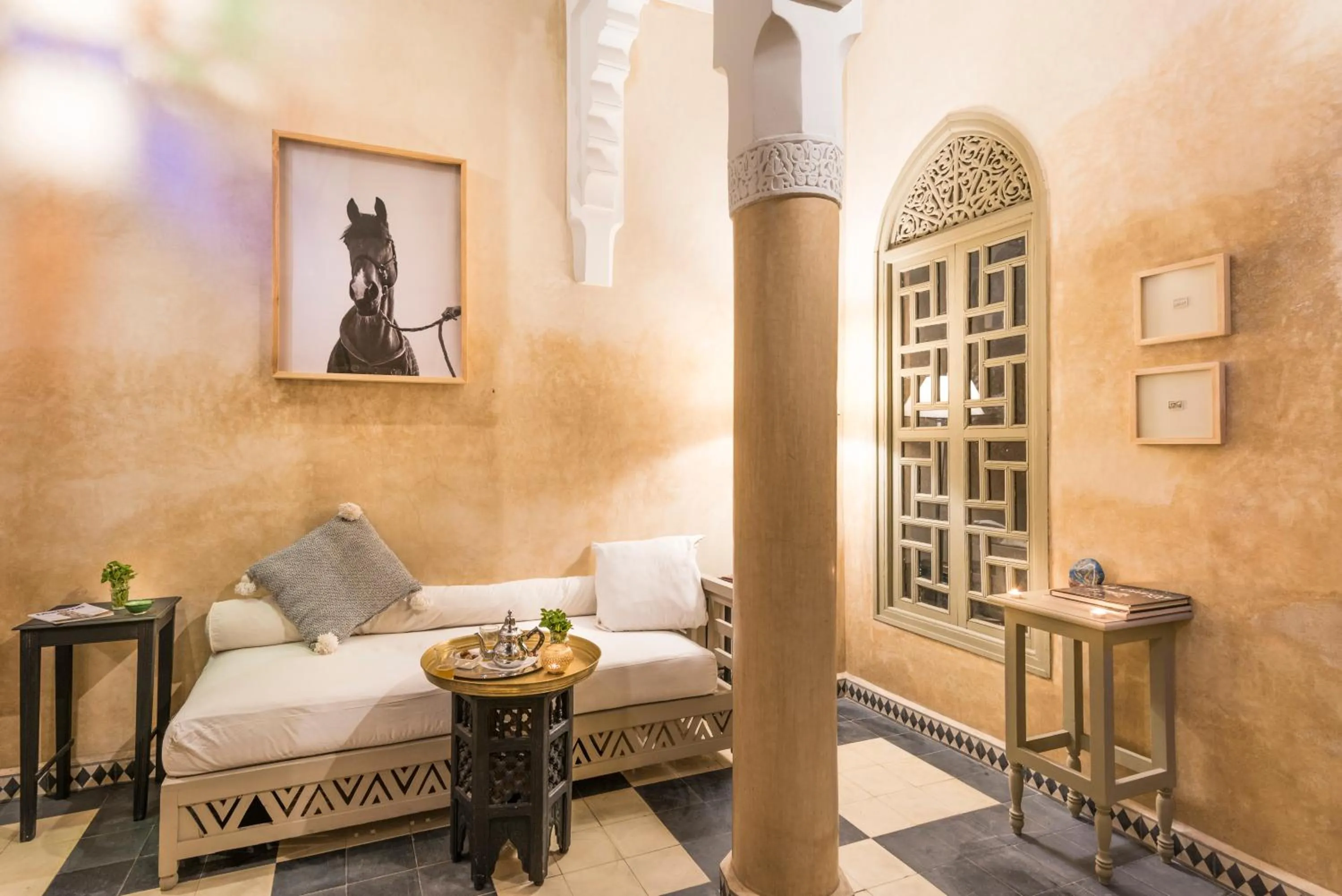 Living room in Riad Hissan