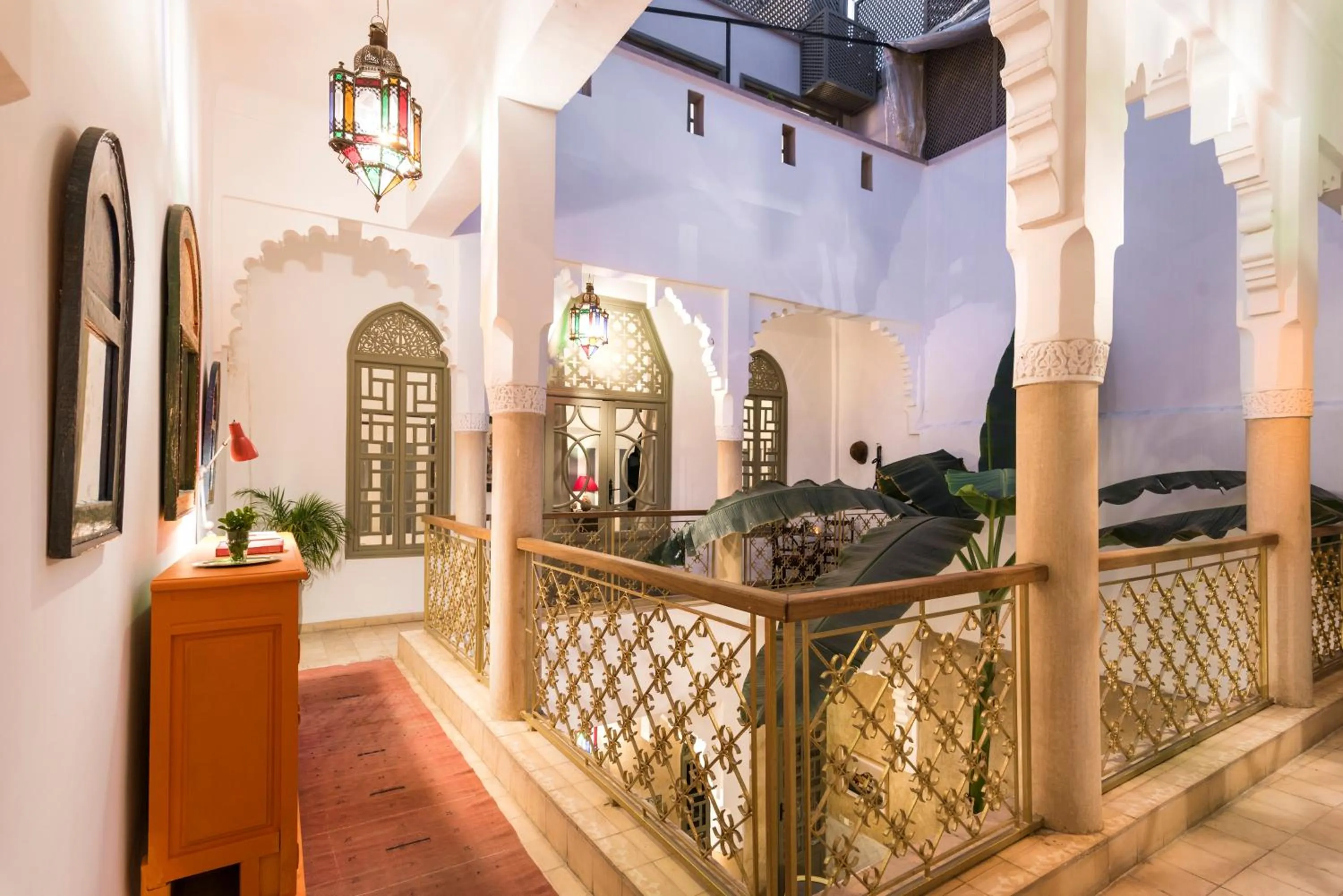 Lobby or reception in Riad Hissan