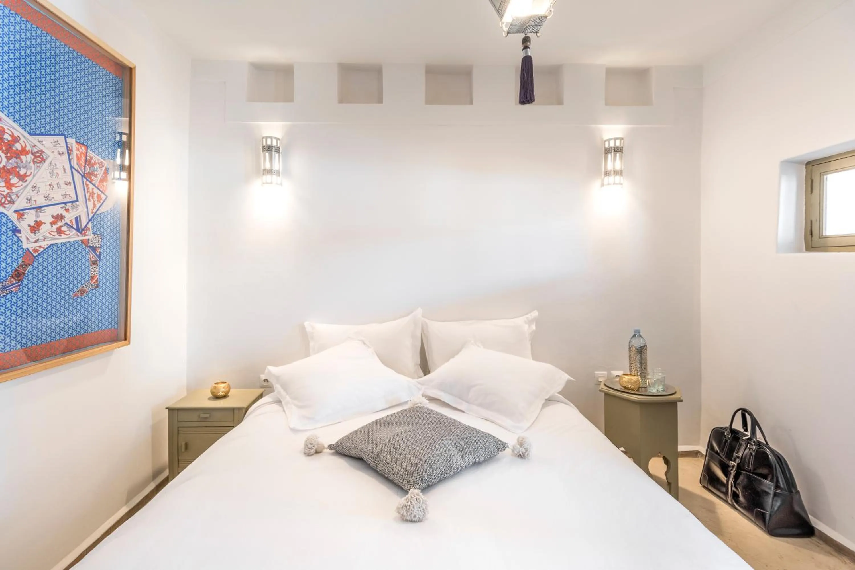 Bedroom, Bed in Riad Hissan