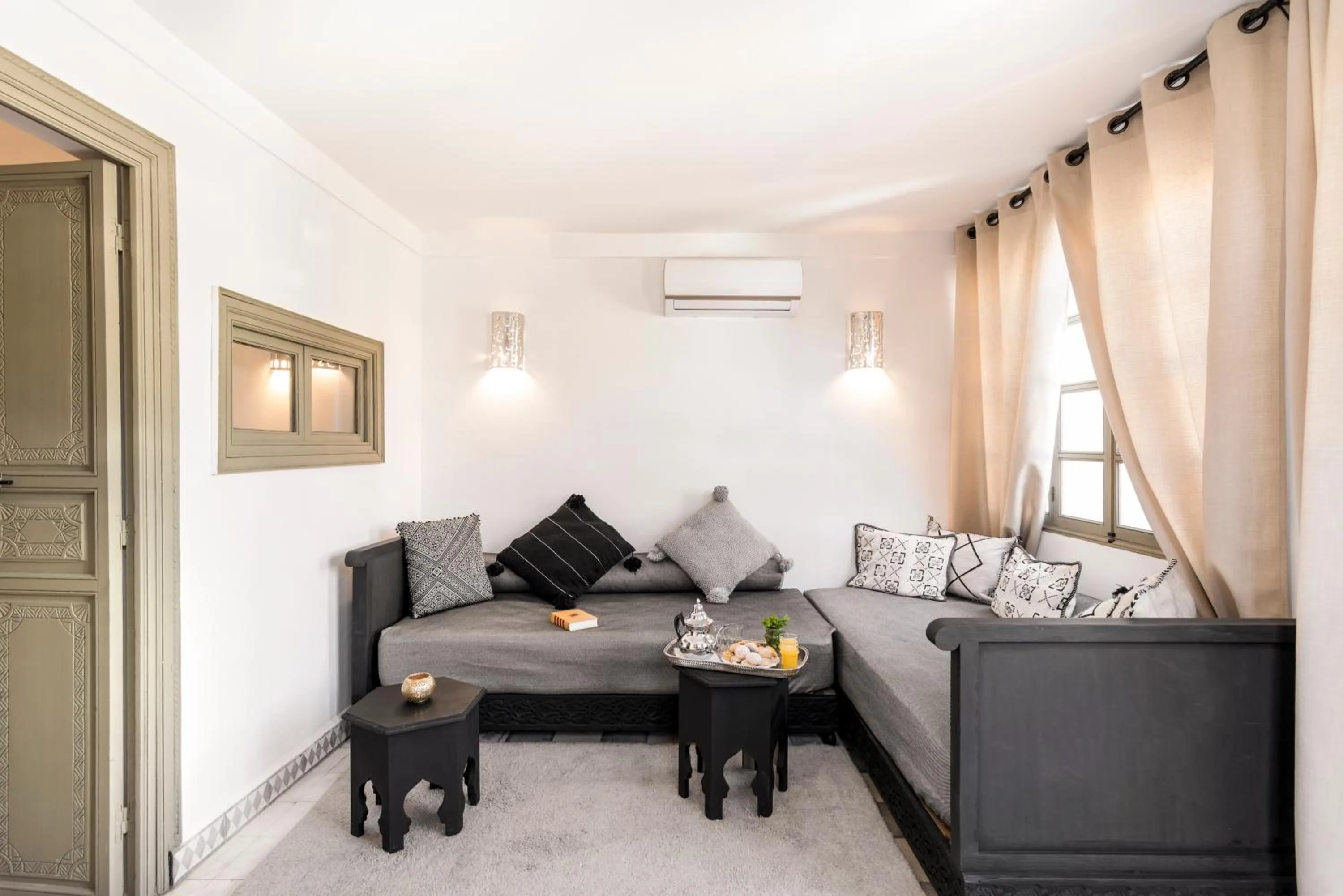 Seating area in Riad Hissan