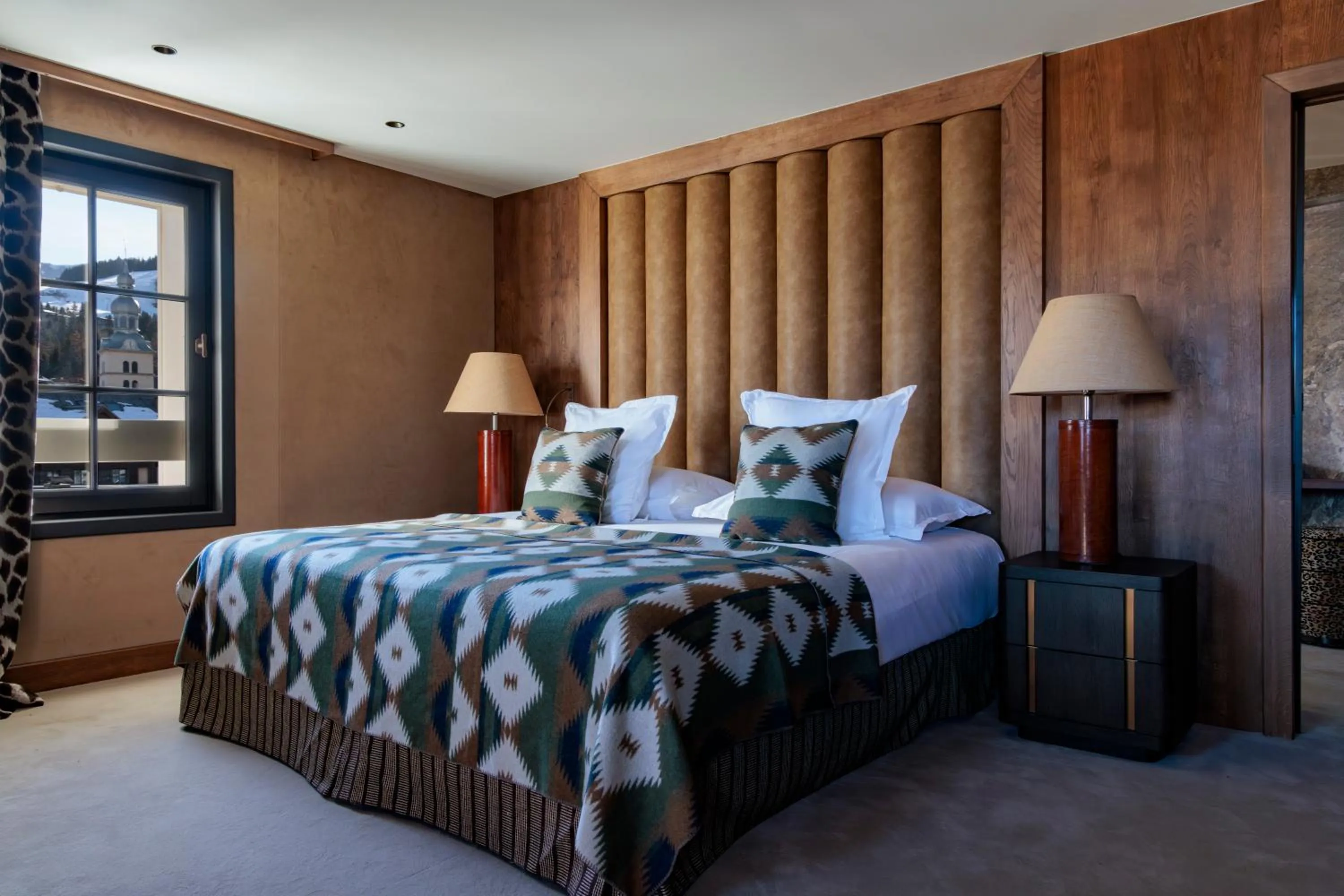 Bedroom, Bed in Lodge Park