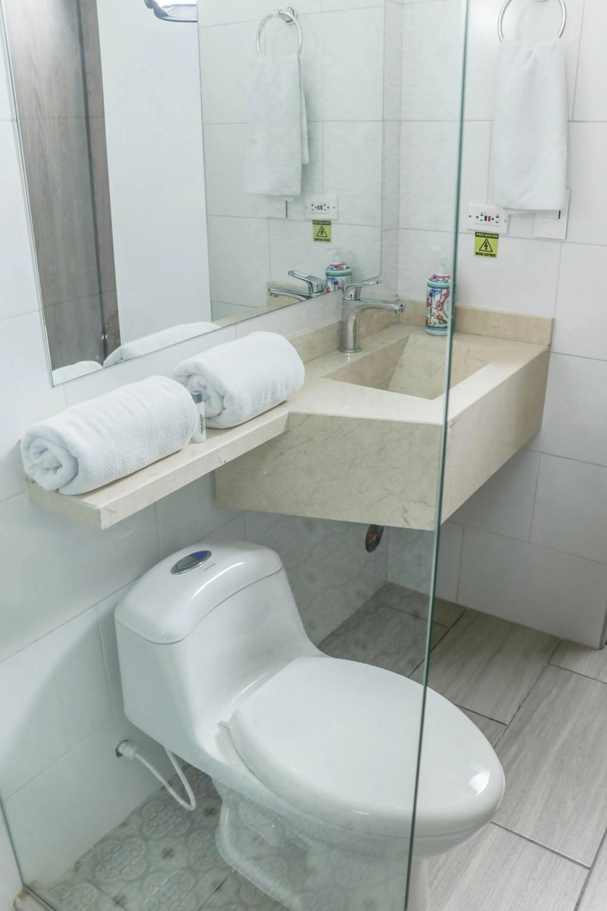 Bathroom in Hotel Entre Lomas