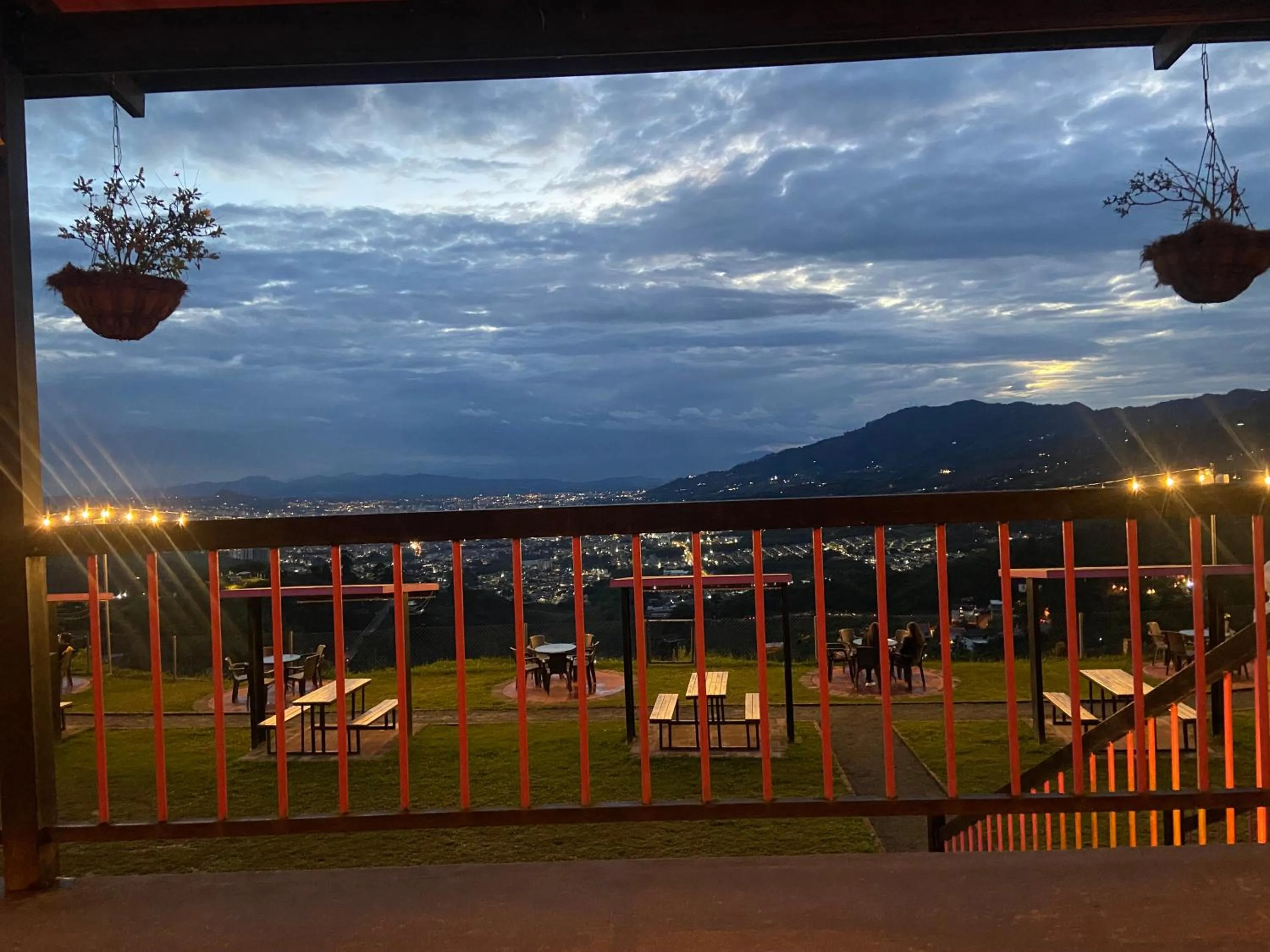 Patio in Hotel Entre Lomas