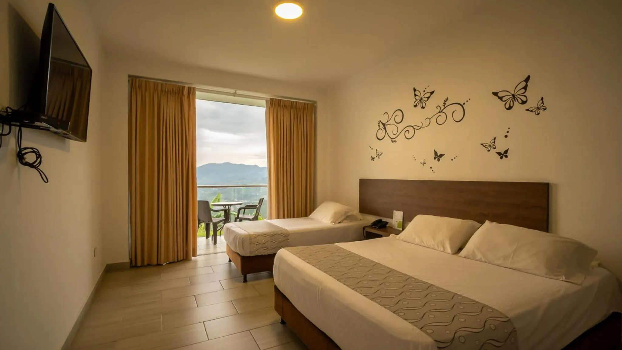 Bed in Hotel Entre Lomas