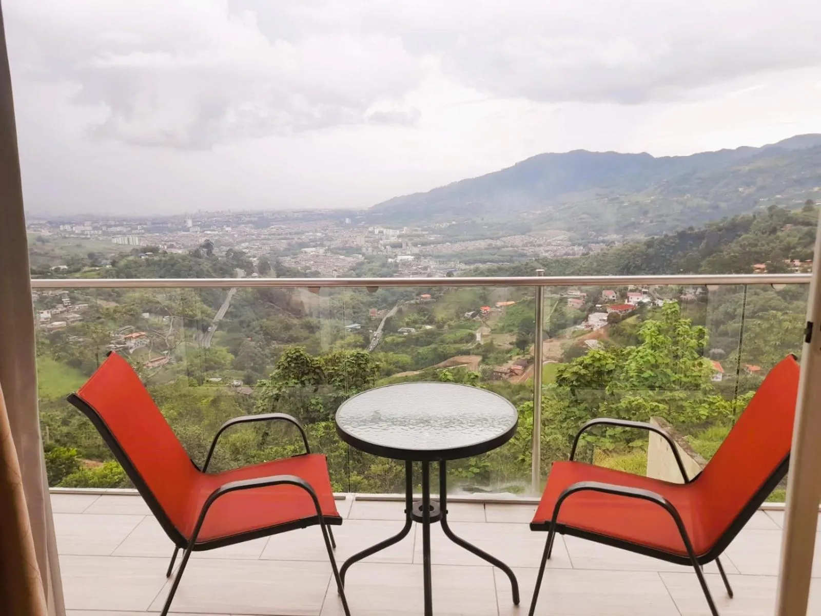 Balcony/Terrace in Hotel Entre Lomas