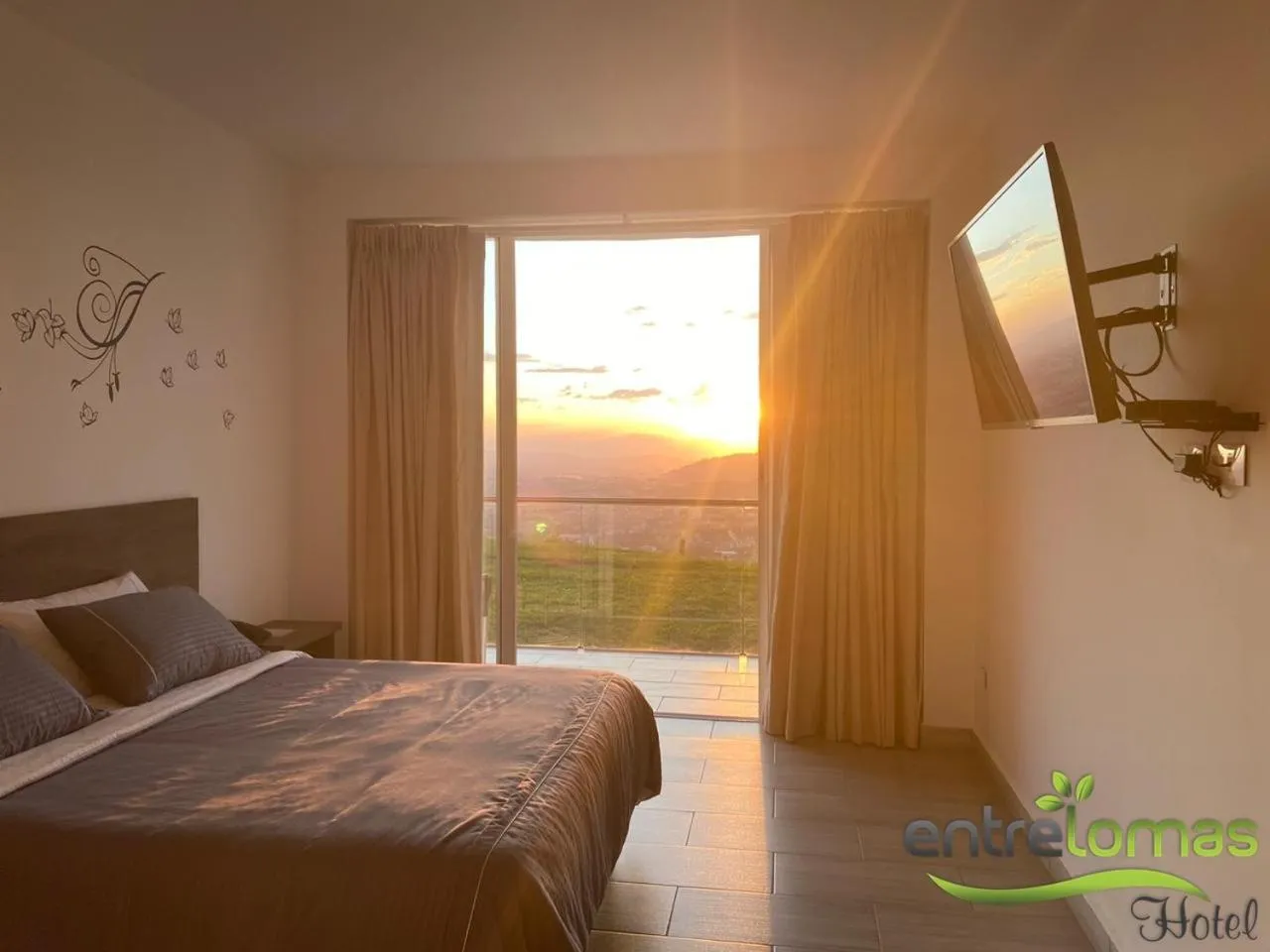 Bed in Hotel Entre Lomas