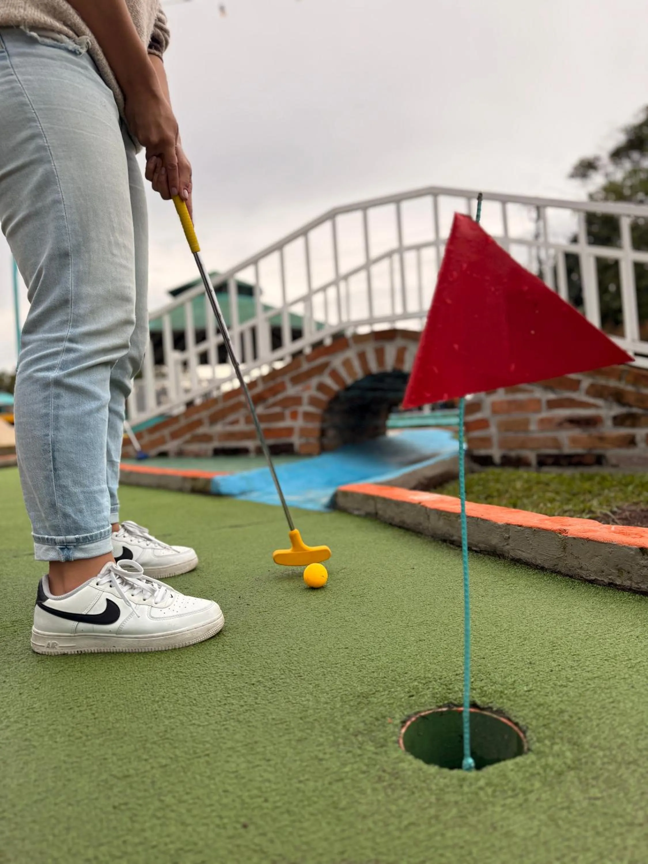 Minigolf in Hotel Entre Lomas