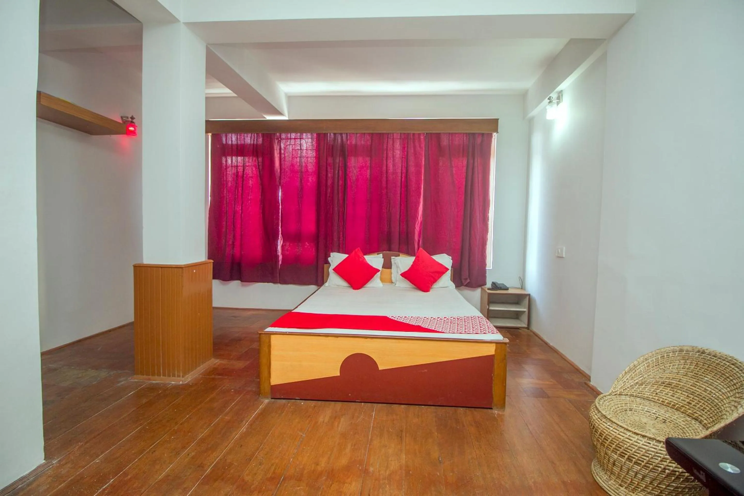 Bedroom in Hotel O Nourpem Residency