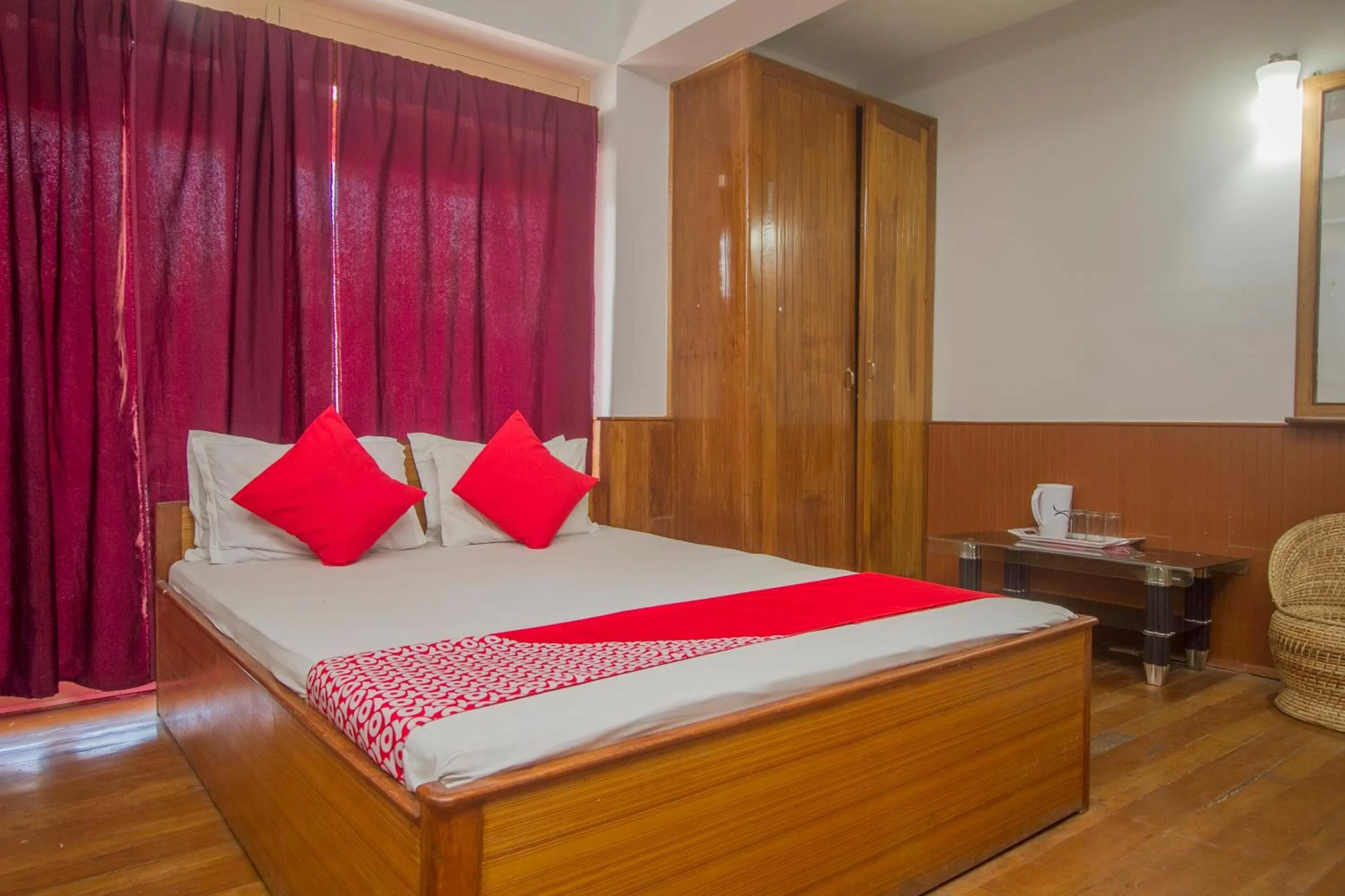 Bedroom in Hotel O Nourpem Residency