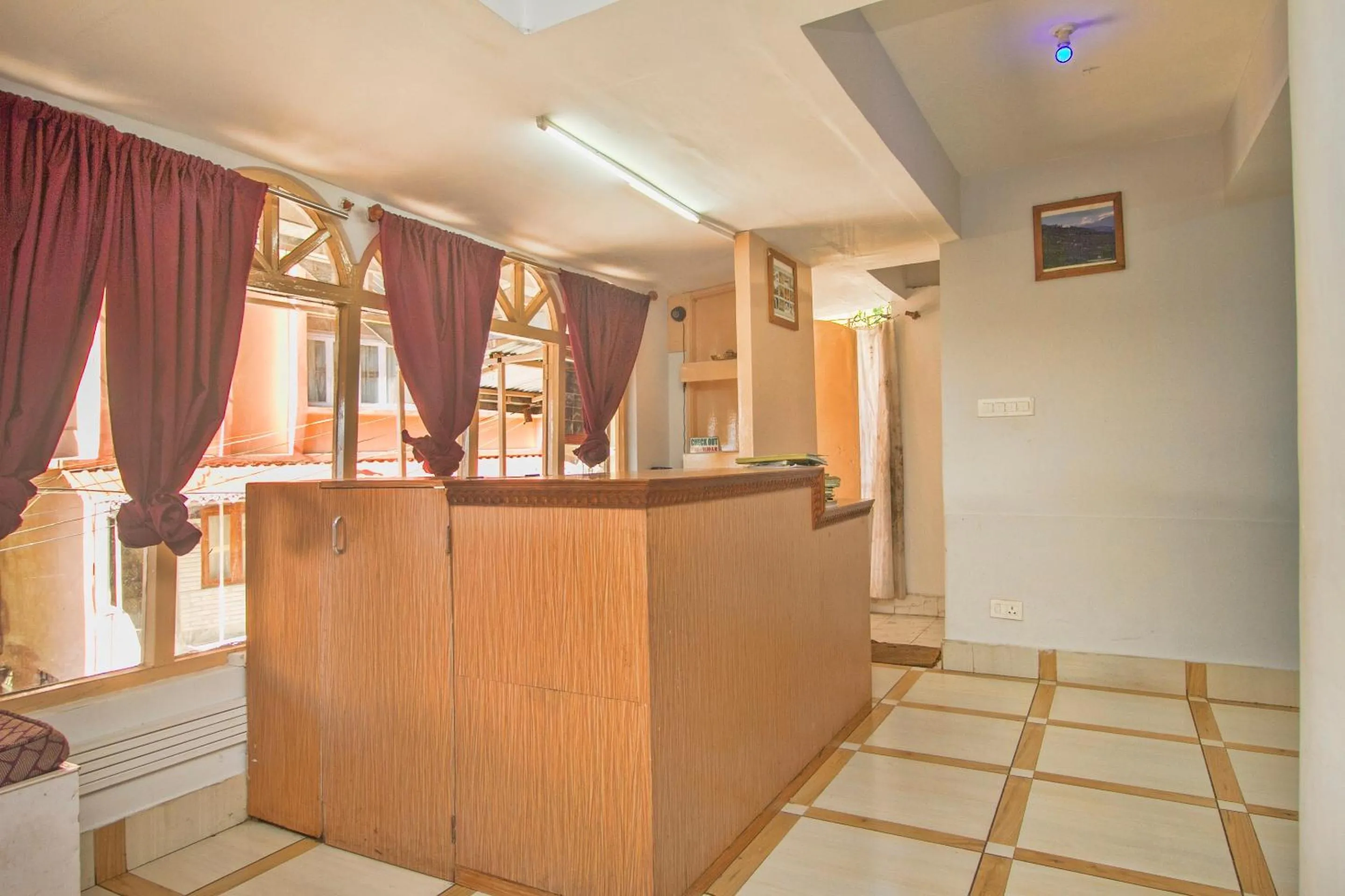 Lobby or reception in Hotel O Nourpem Residency