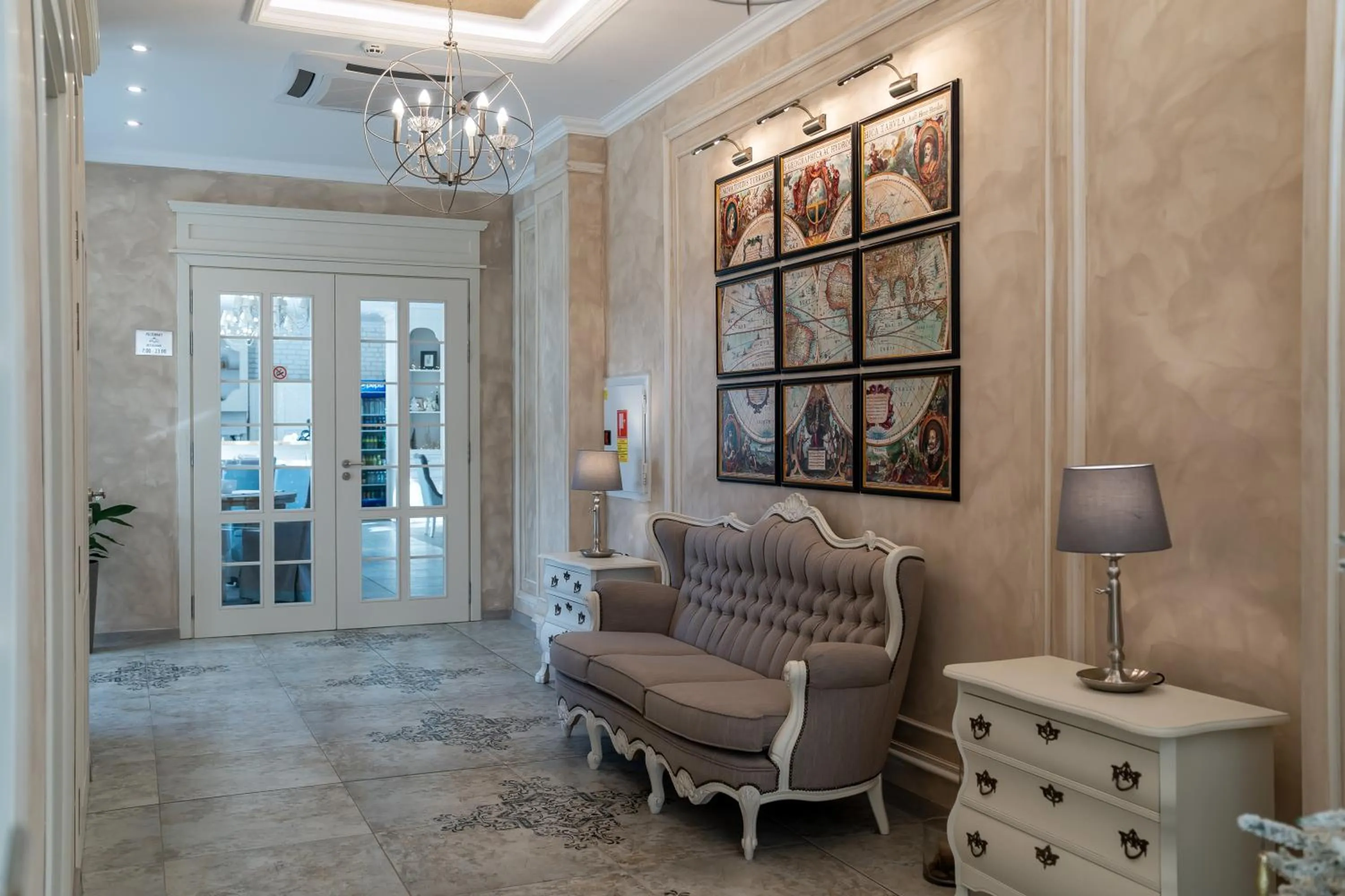 Lobby or reception in Villa Della Rosa