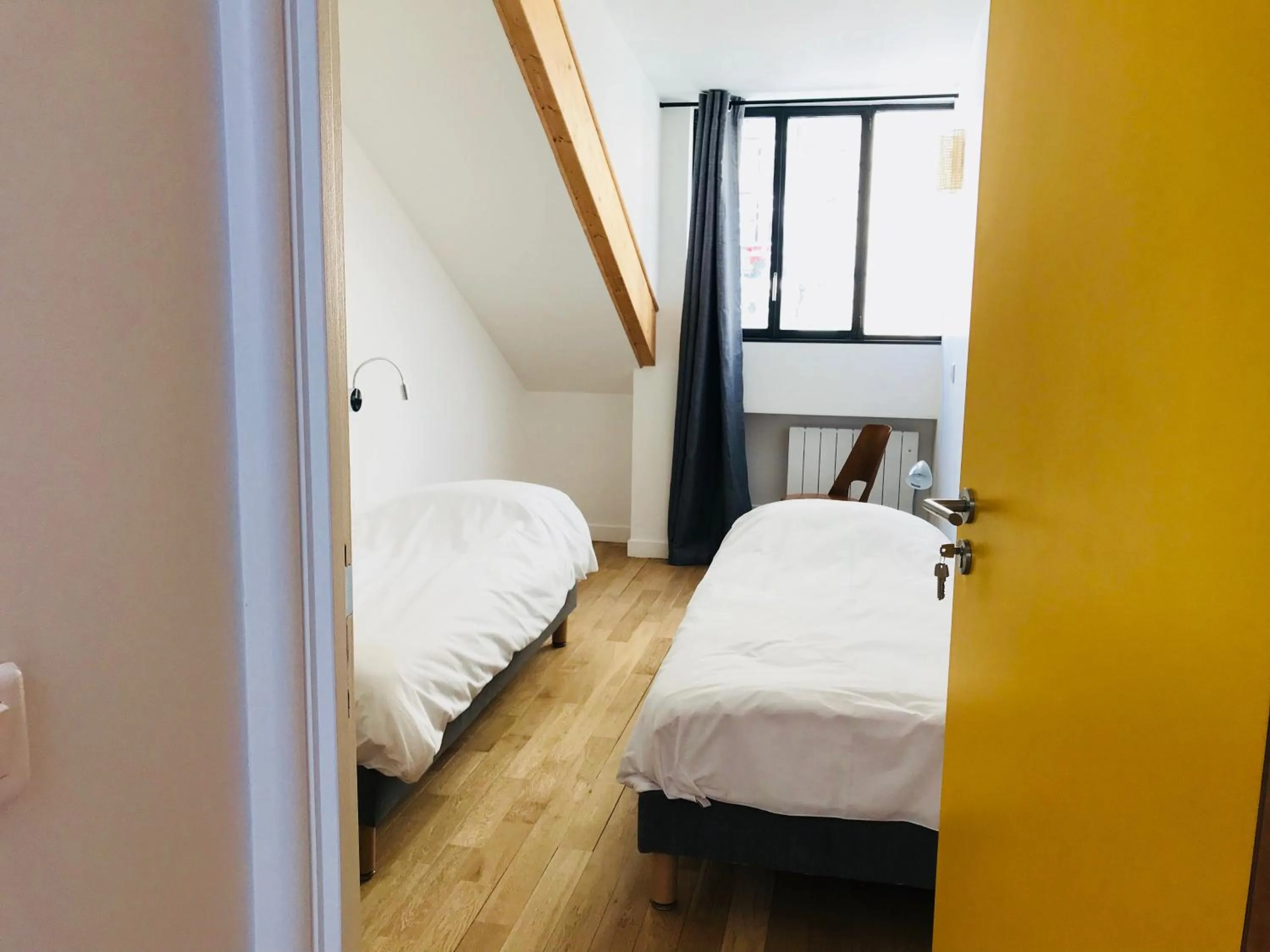 Bed in Hôtel Villa Blomet