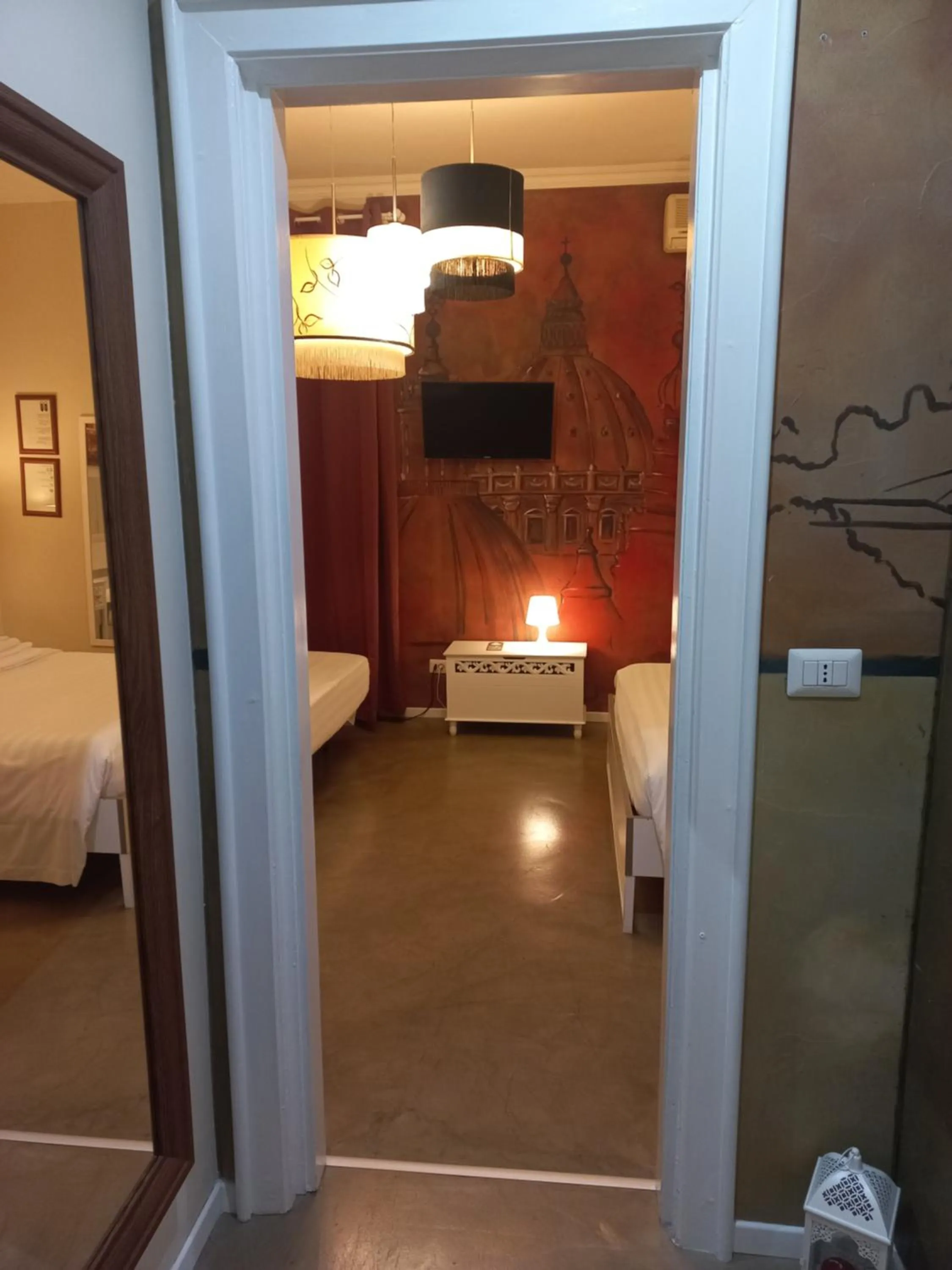 Bed in Stefano House Vaticano Roma