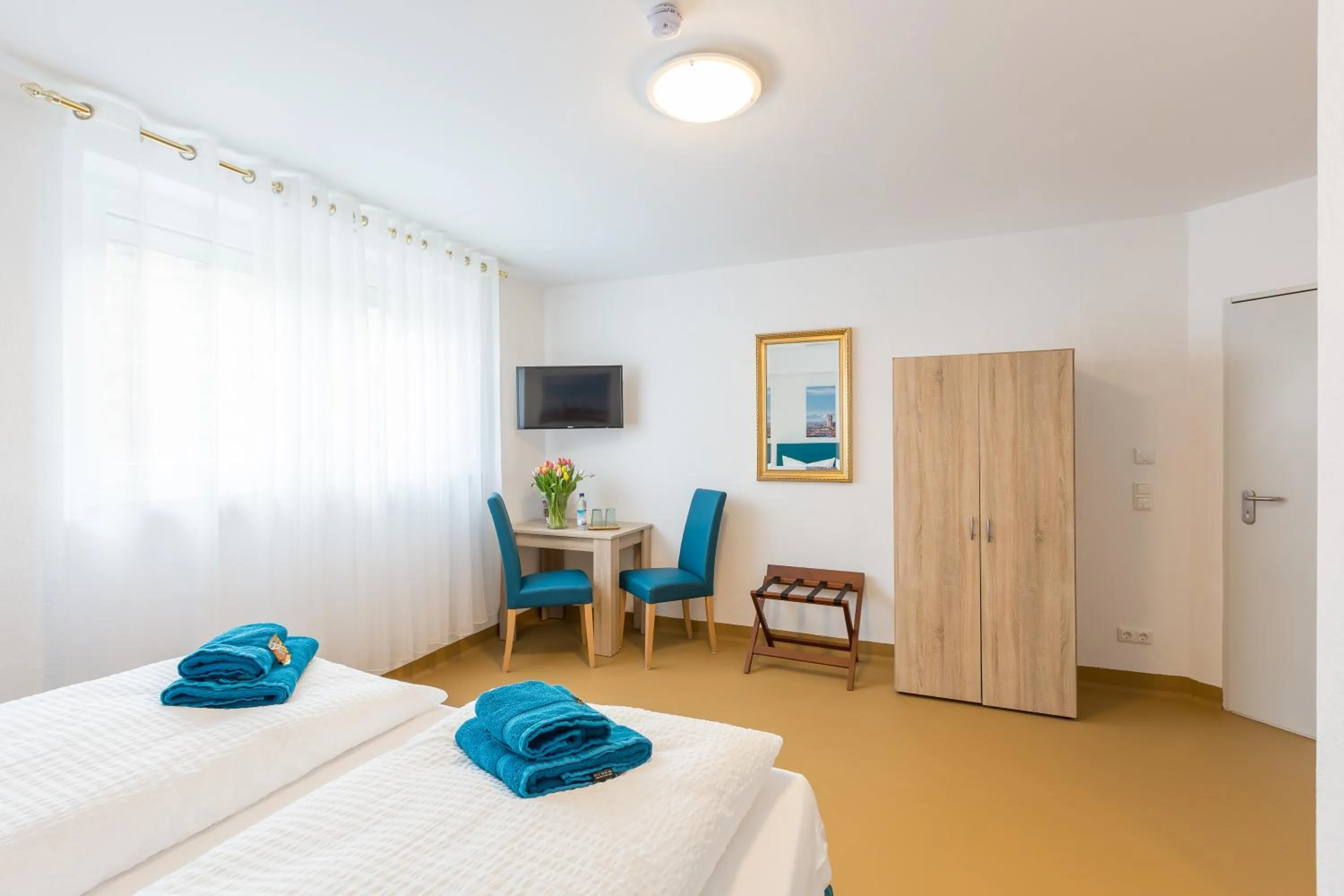 Decorative detail, Bed in Hotel Ludwig