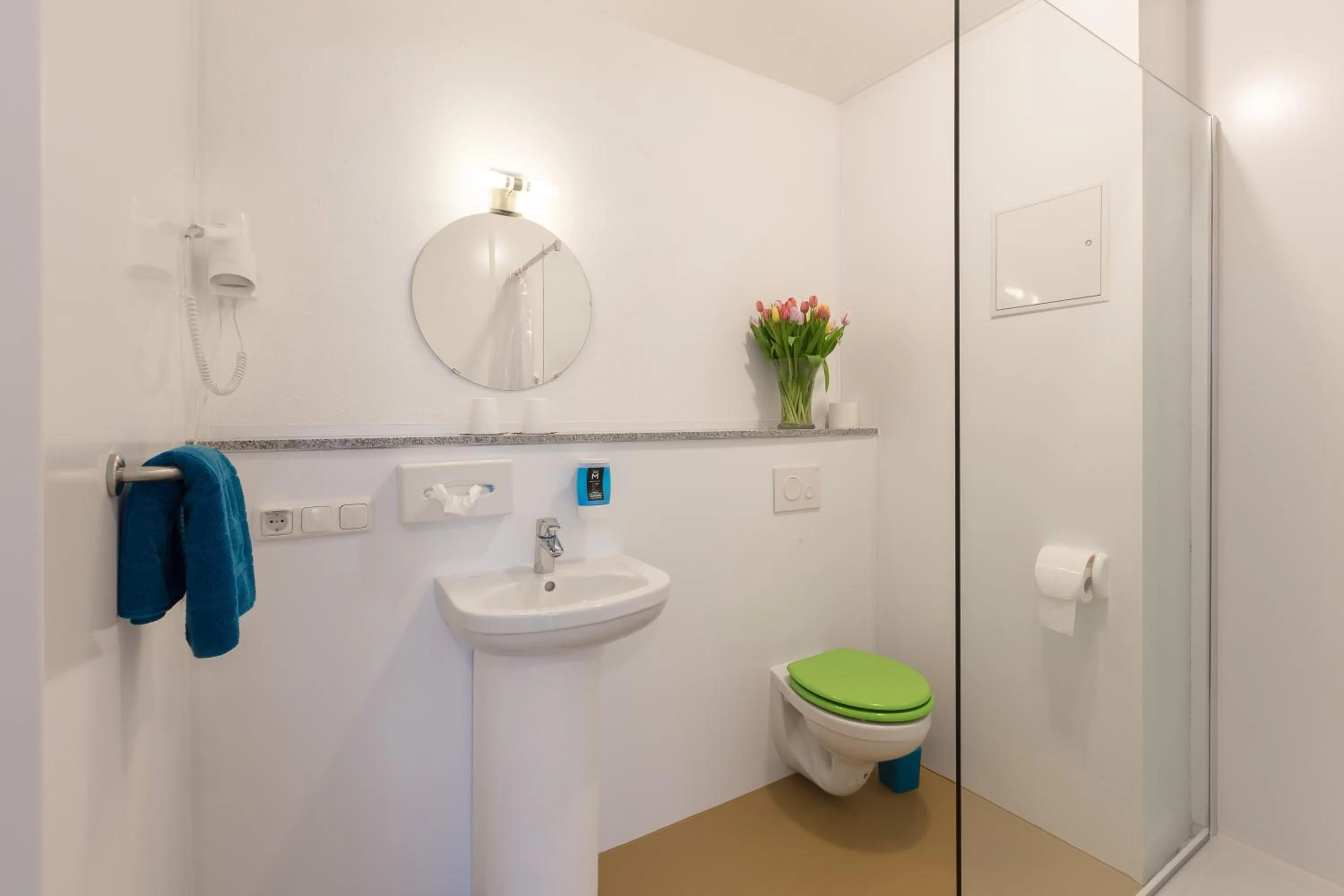 Shower in Hotel Ludwig