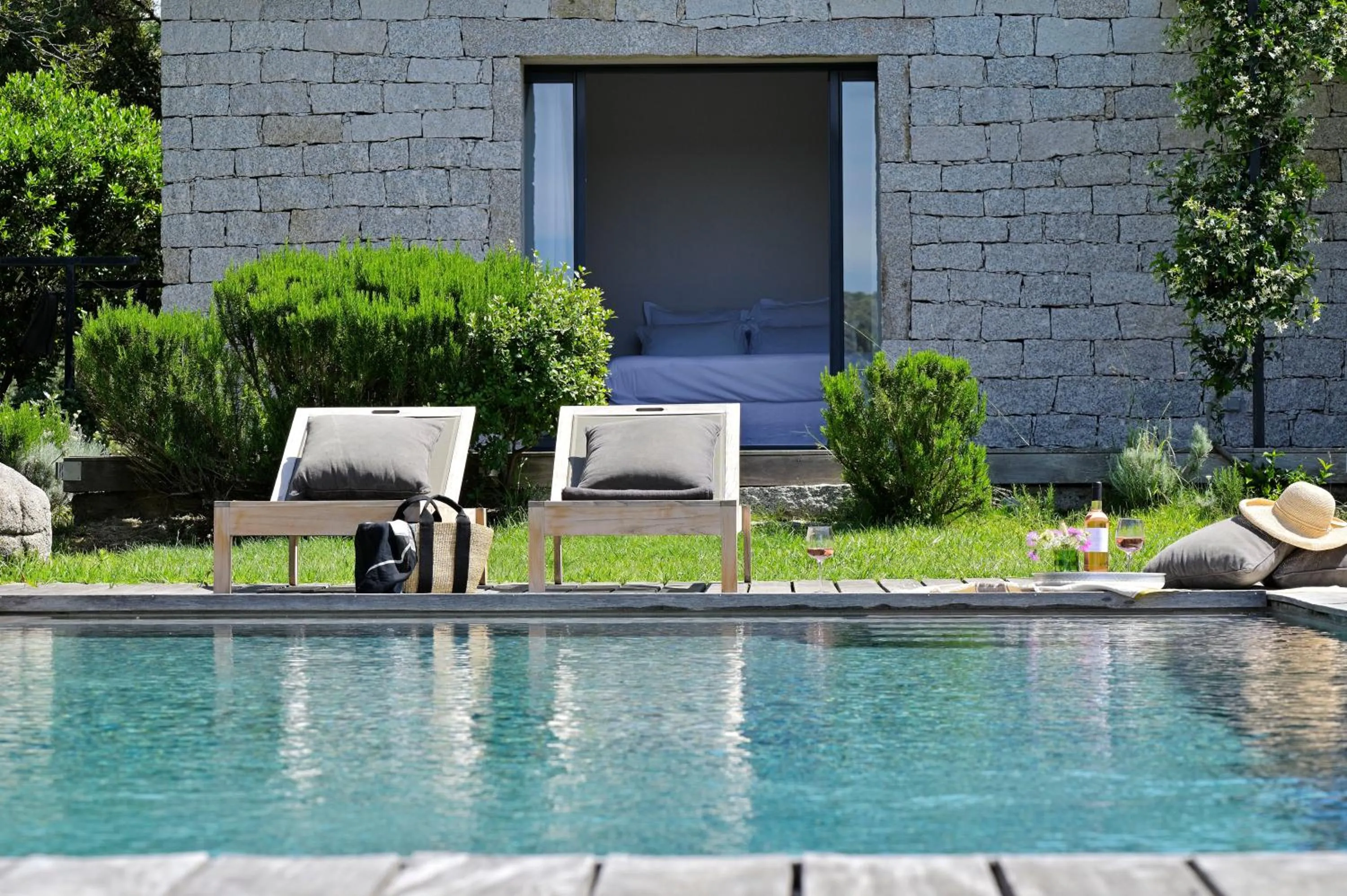 Garden in Domaine de Peretti della Rocca