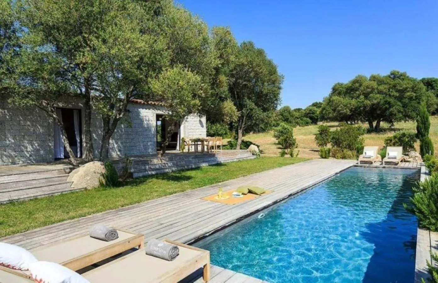 Garden in Domaine de Peretti della Rocca