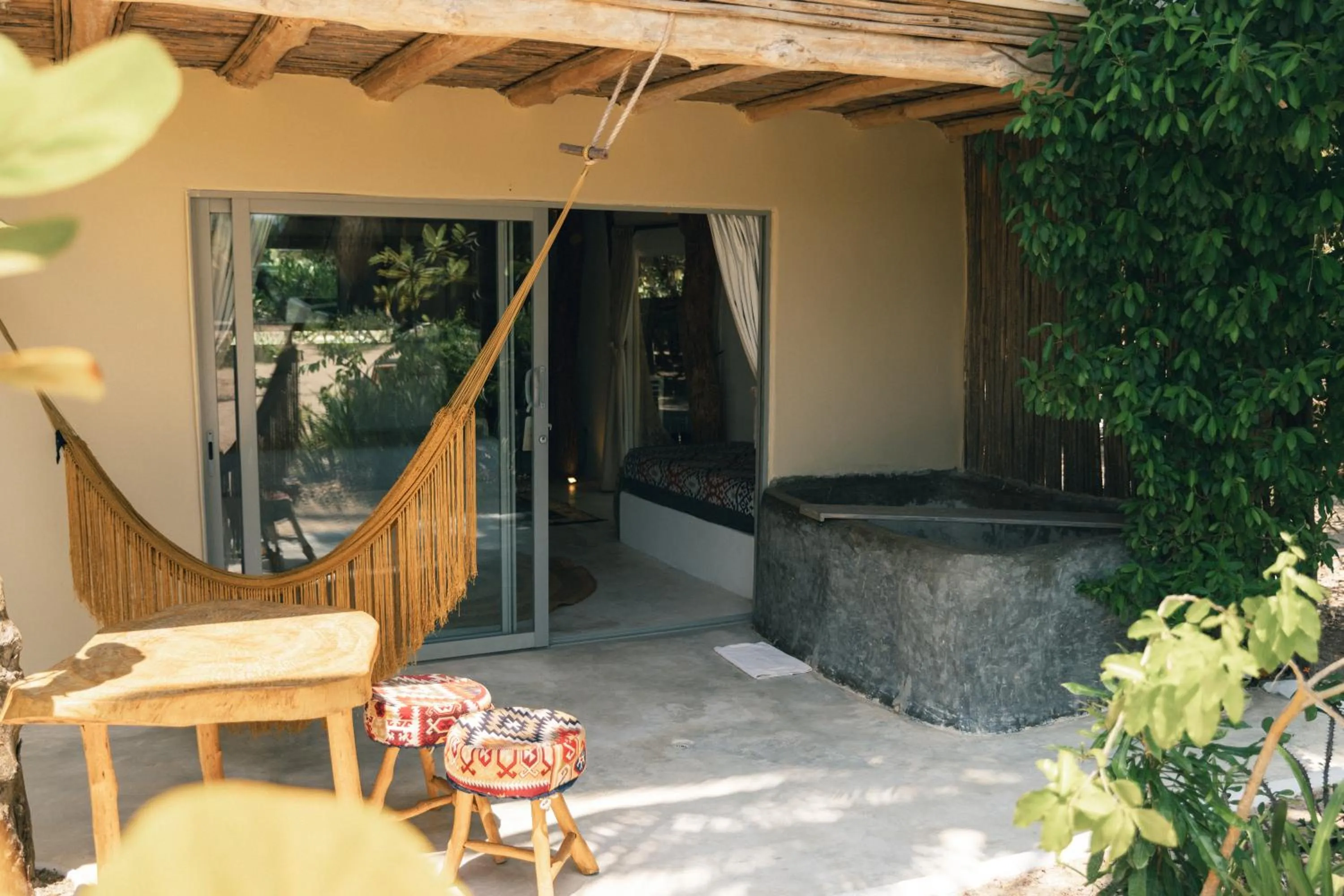 Balcony/Terrace in Éteka Slow Beach Hotel Adults Only