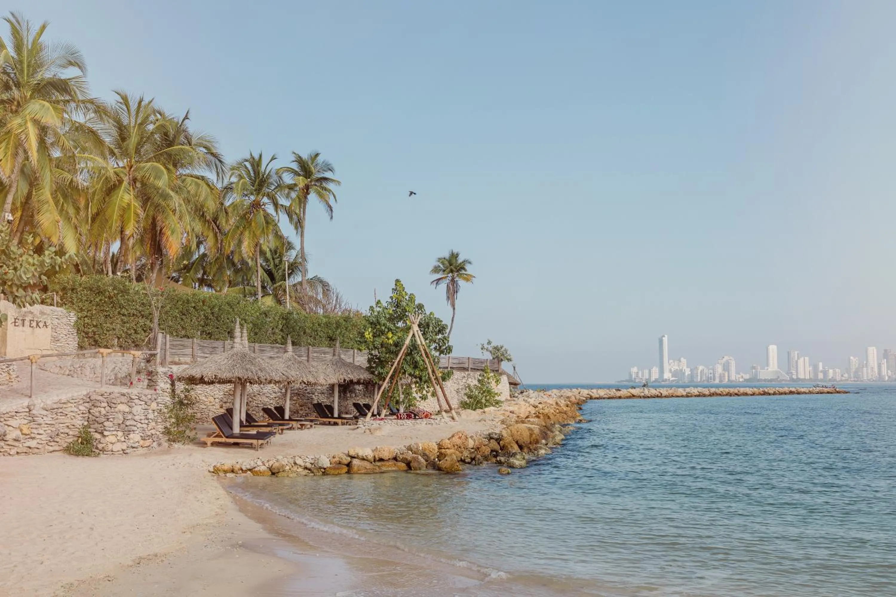 Beach in Éteka Slow Beach Hotel Adults Only