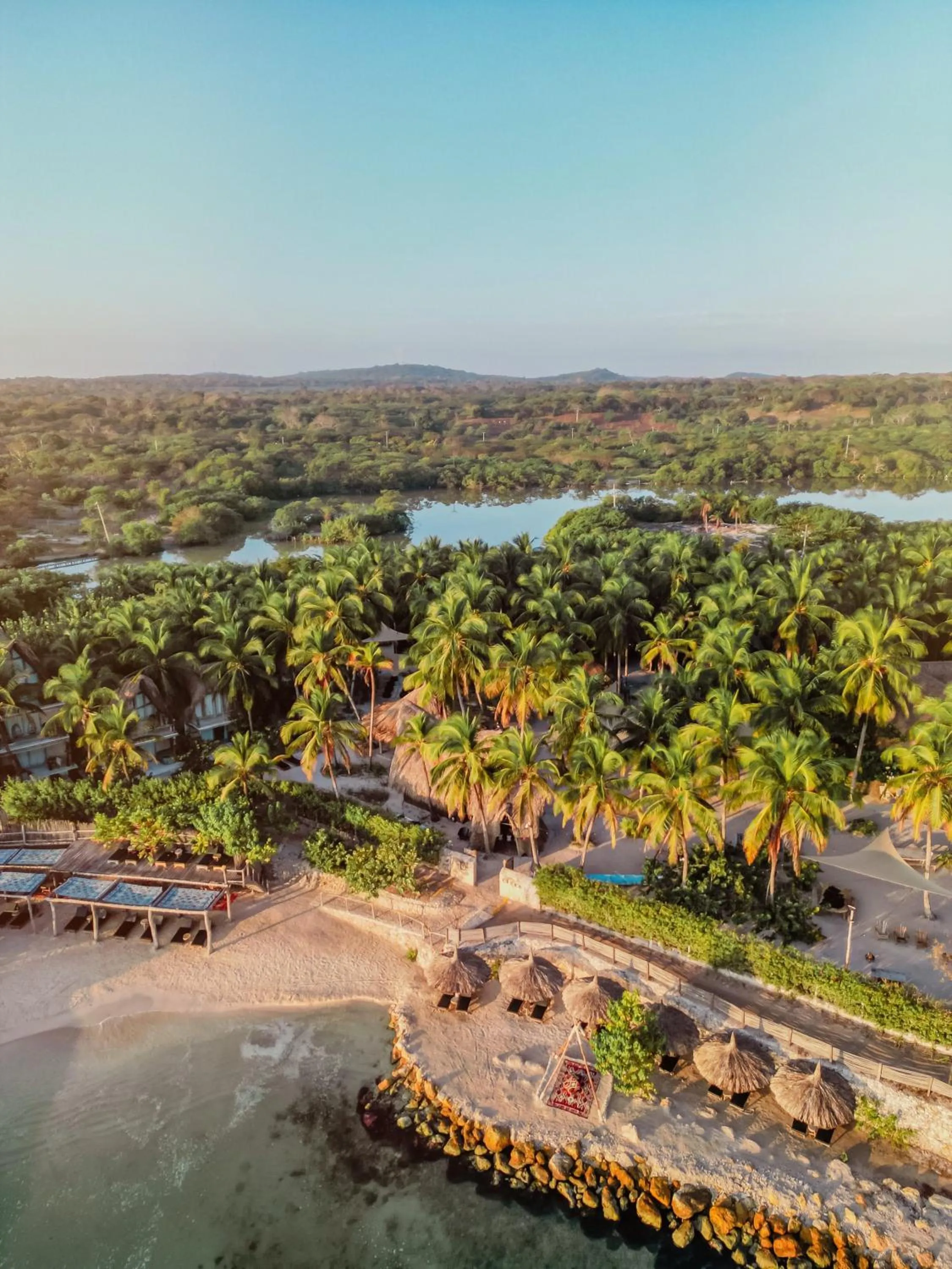 Bird's eye view in Éteka Slow Beach Hotel Adults Only