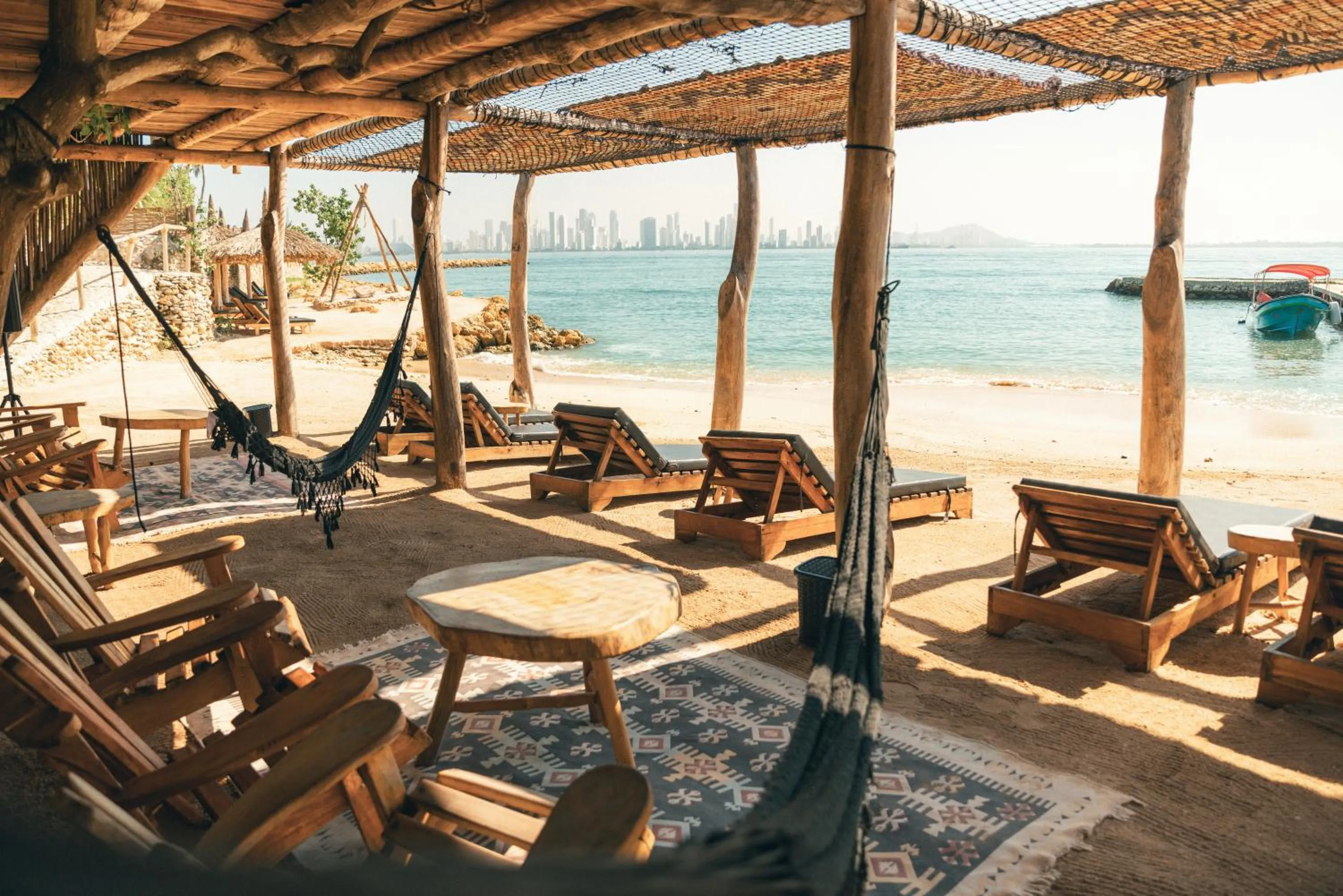 Seating area in Éteka Slow Beach Hotel Adults Only
