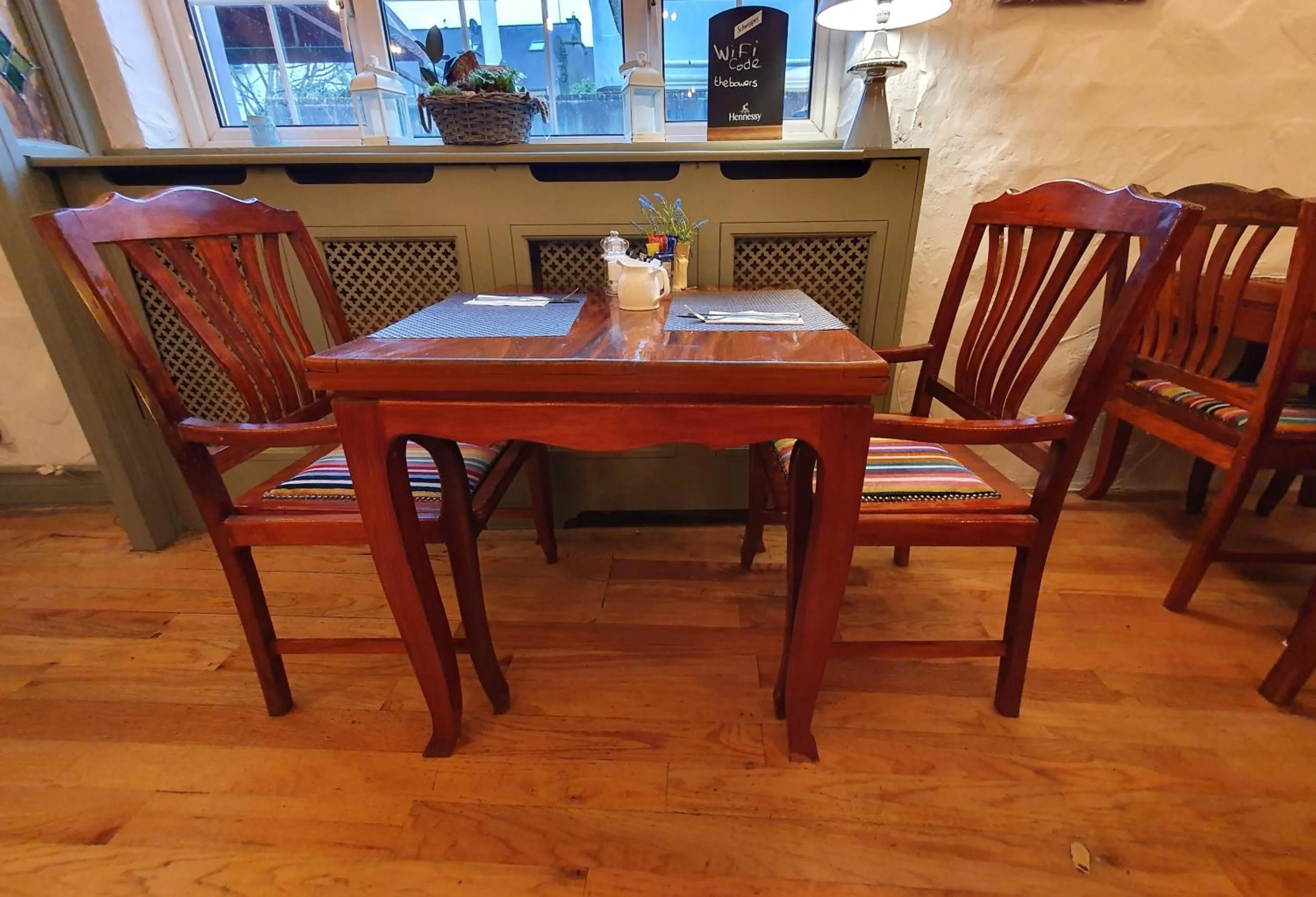 Dining area in The Bowers Bar & Restaurant