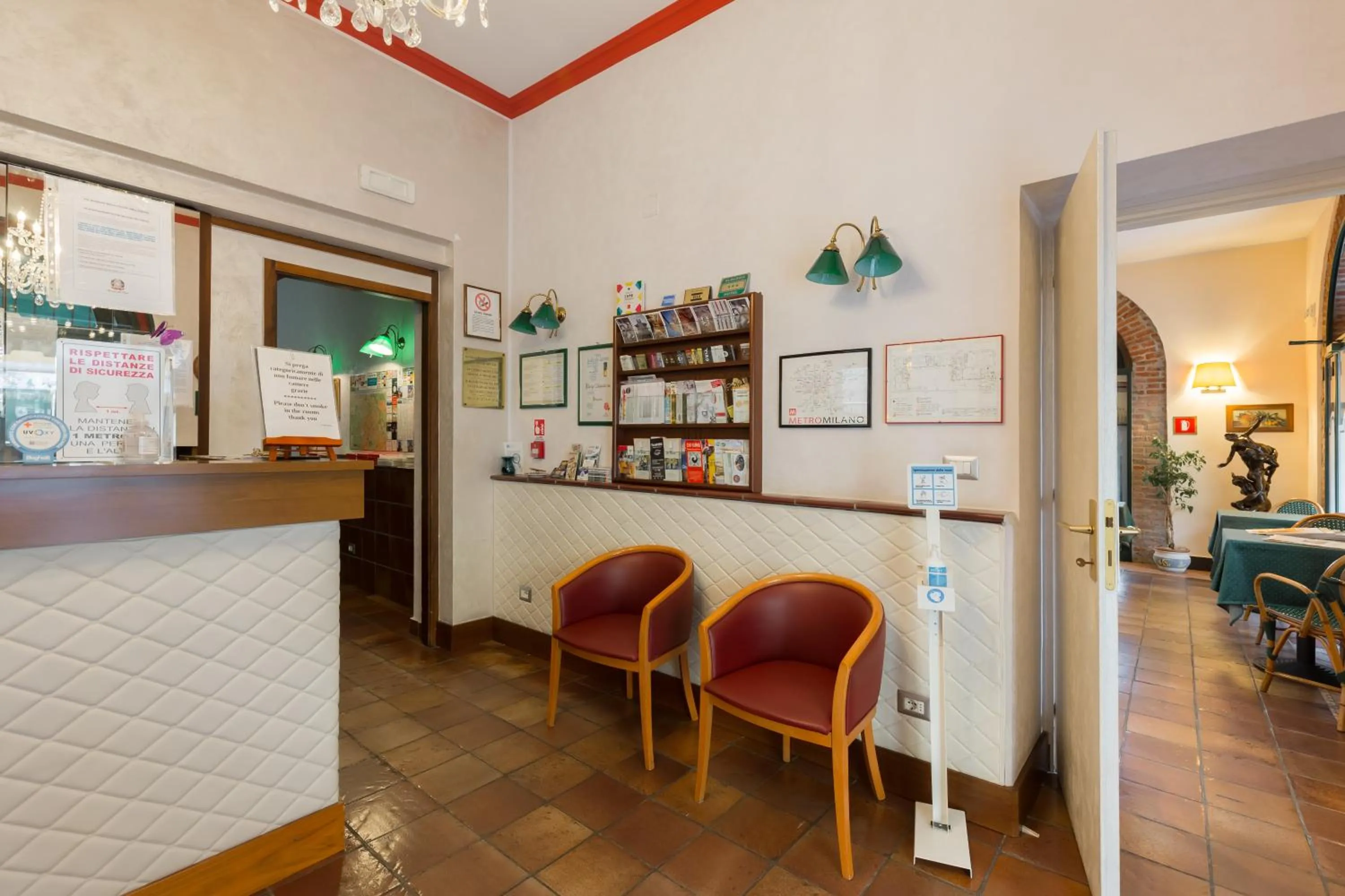 Lobby or reception in Hotel al Corso