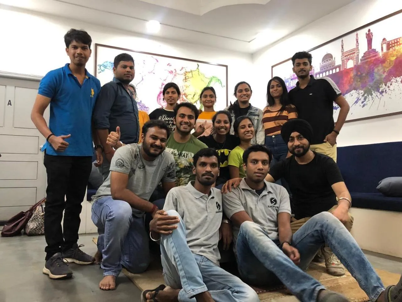 group of guests in Slackpackr Hyderabad