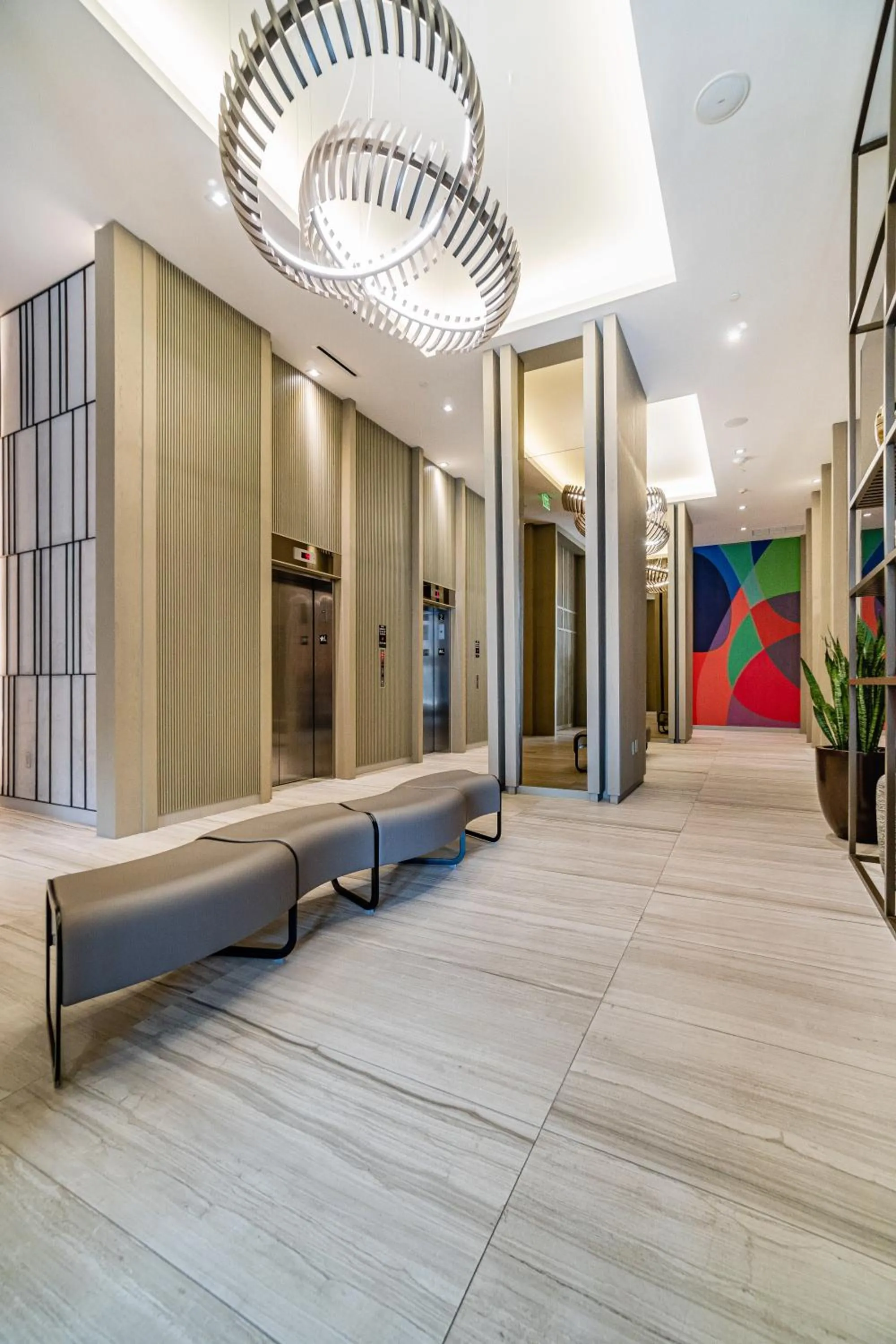 Communal lounge/ TV room in Hyde Beach House Hollywood Private Suites