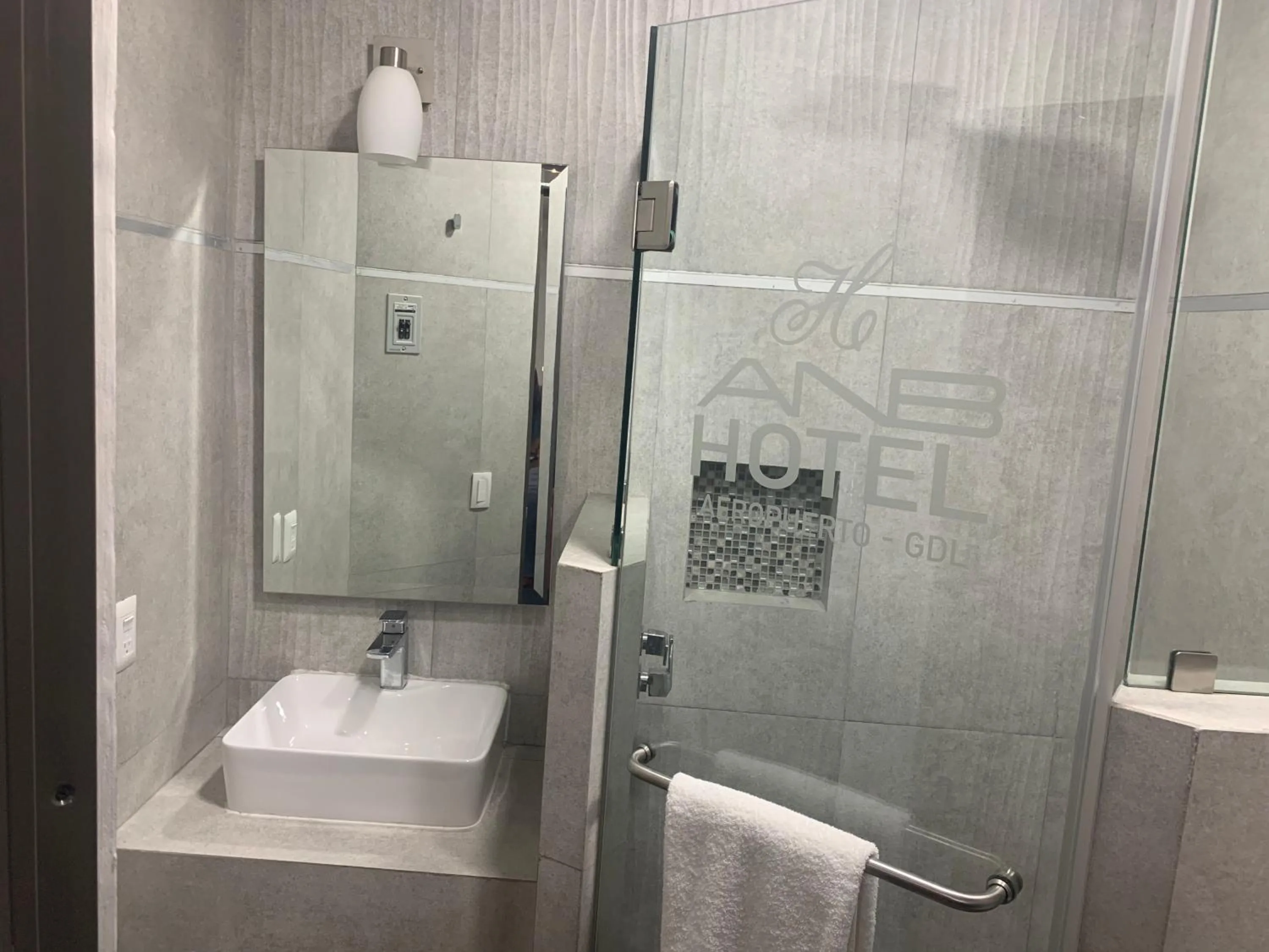 Bathroom in Hotel ANB Aeropuerto Guadalajara